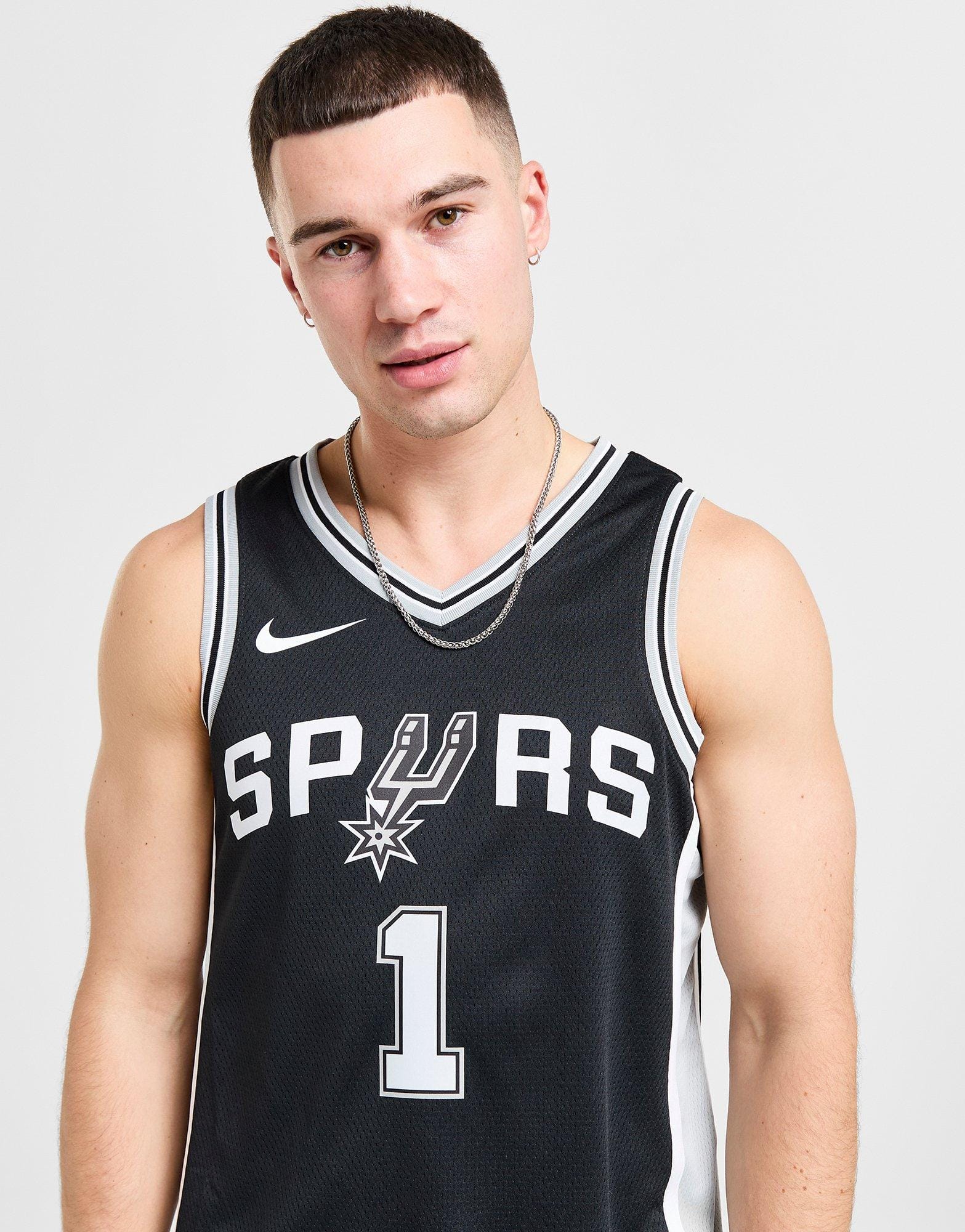 Nike NBA San Antonio Spurs Wembanyama #1 Icon Jersey