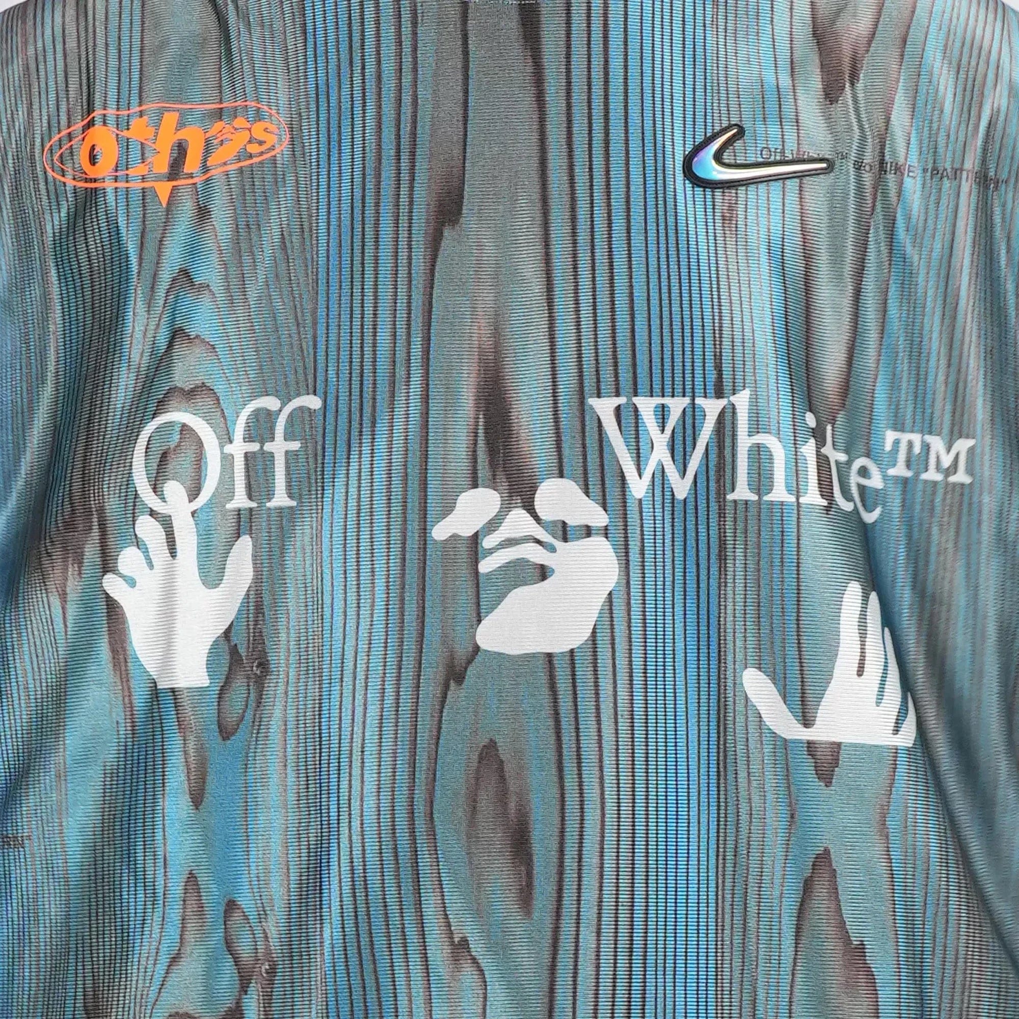 Nike Off - White x Nike 001 Soccer Jersey Blue (2022)