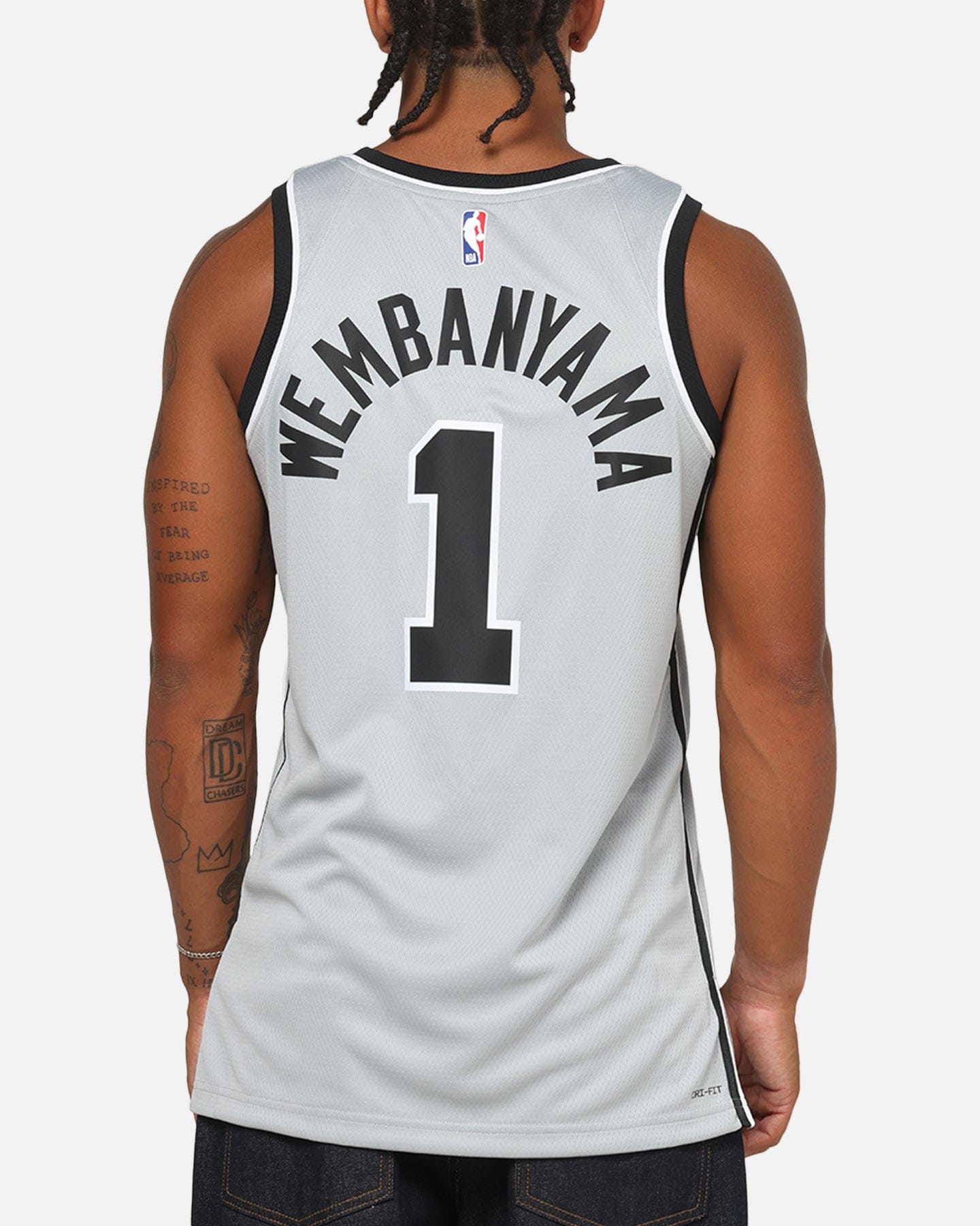 Nike Victor Wembanyama San Antonio Spurs 2025/26 Statement Edition Dri - FIT NBA Swingman Jersey Silver
