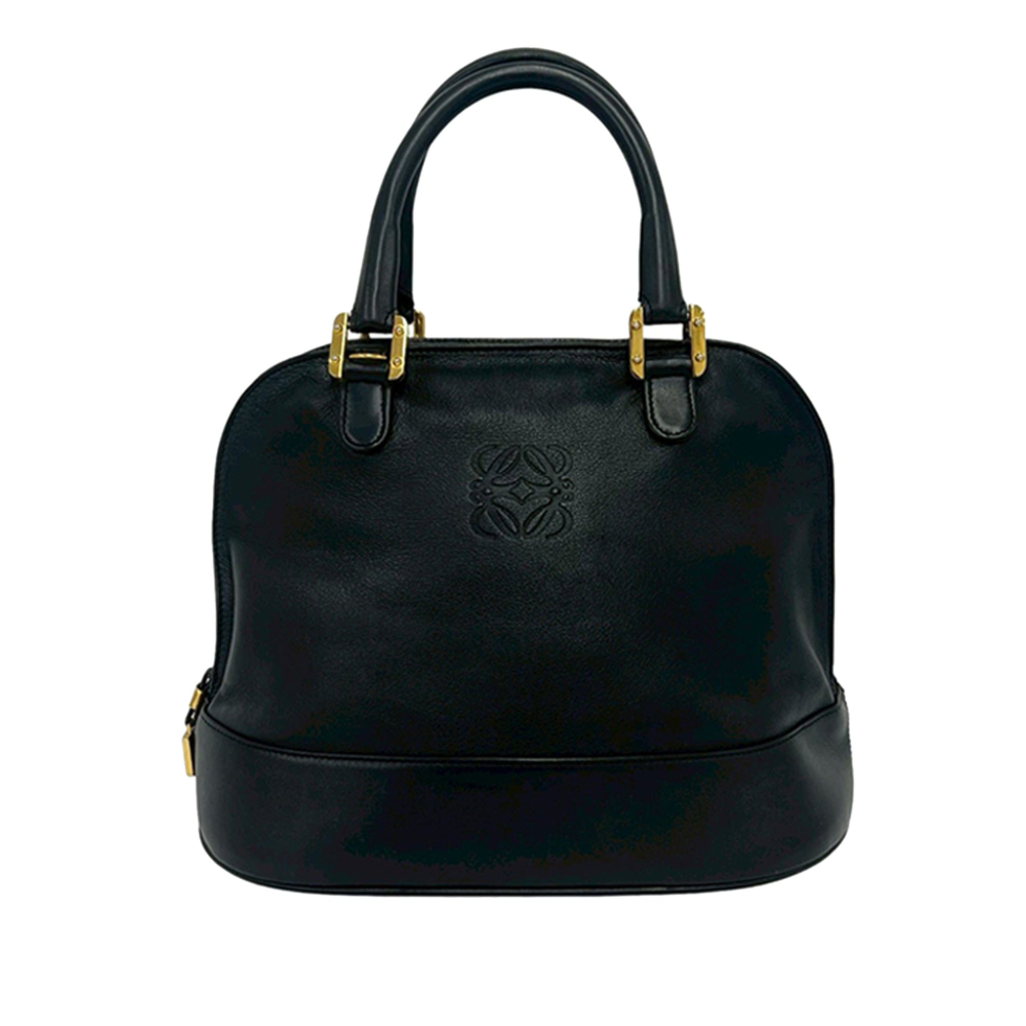 Loewe Leather Anagram Dome Satchel