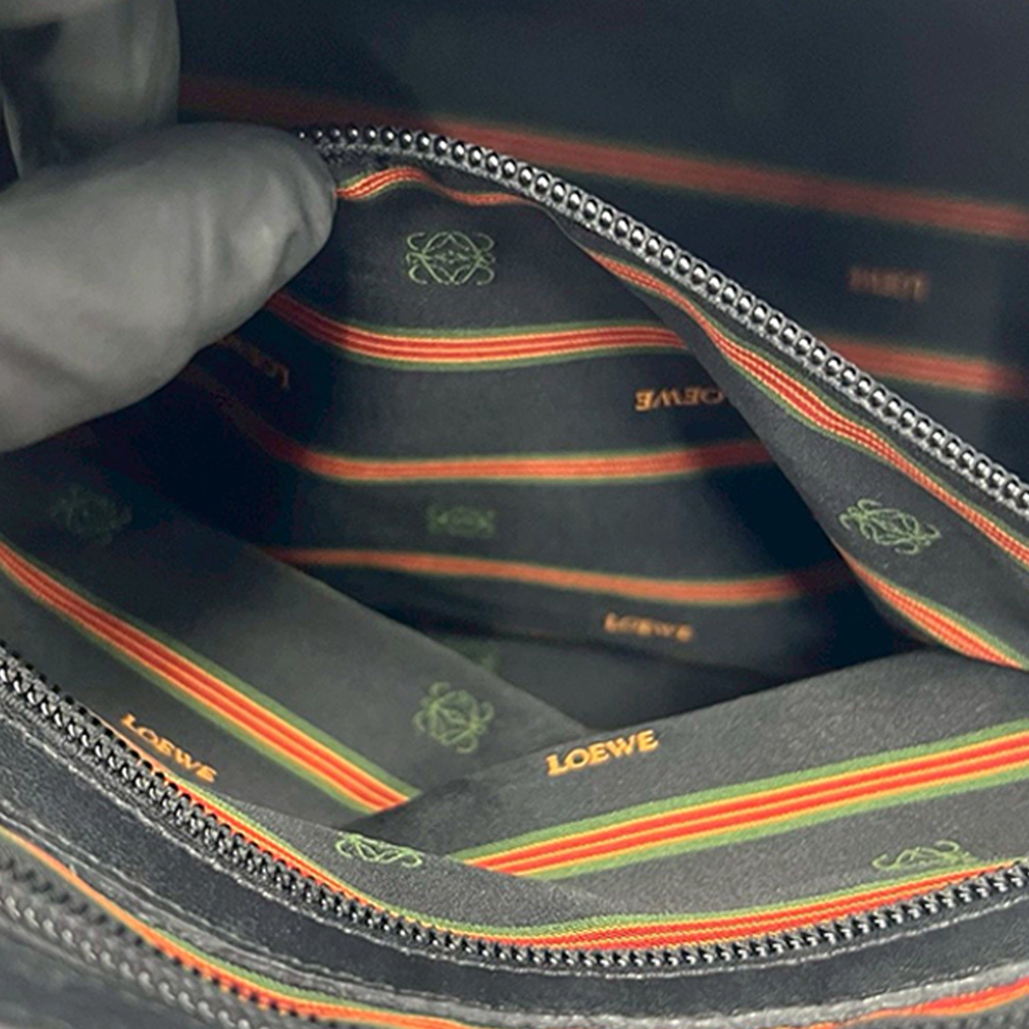 Loewe Leather Anagram Dome Satchel
