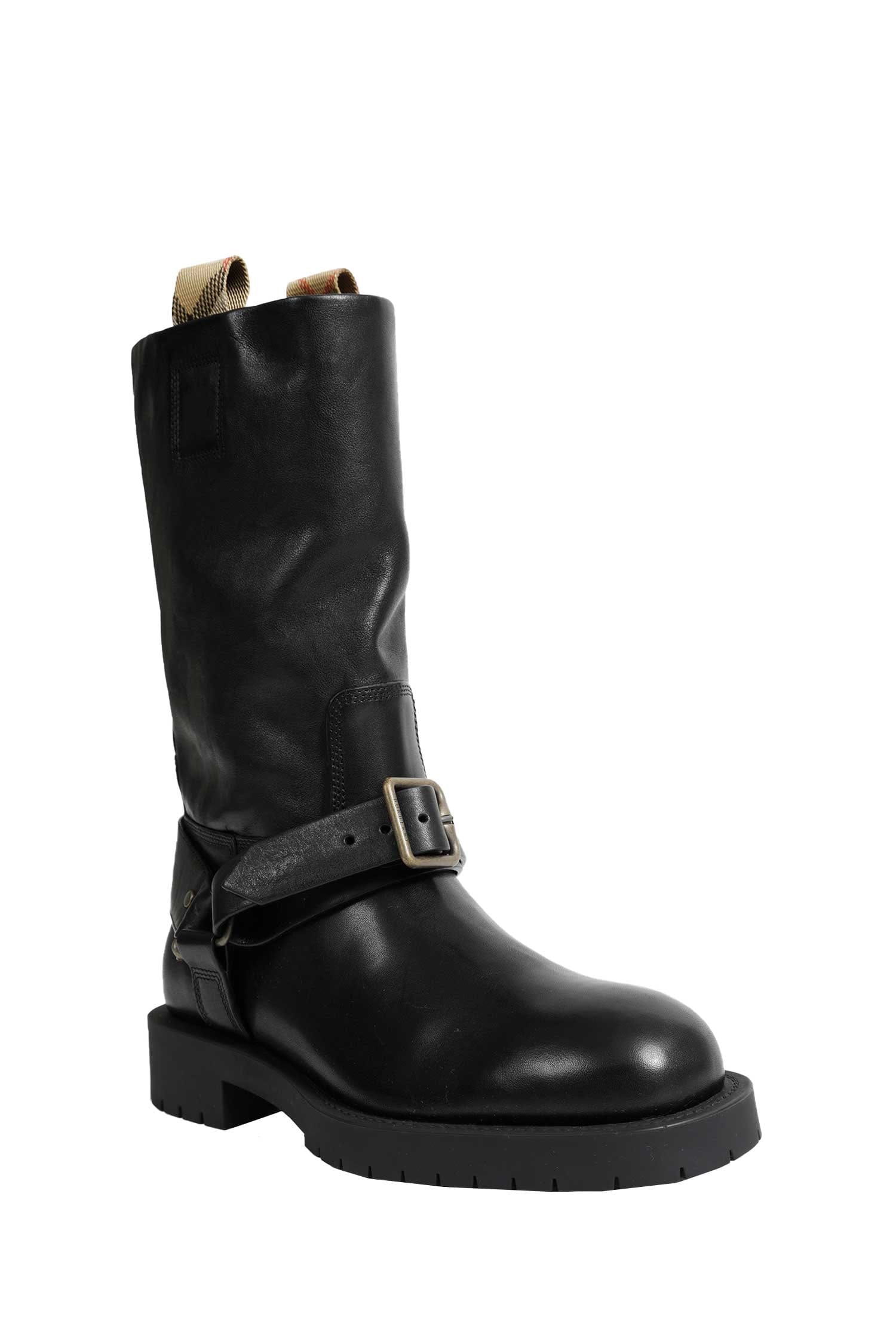 Burberry Soft Saddle Low Boots