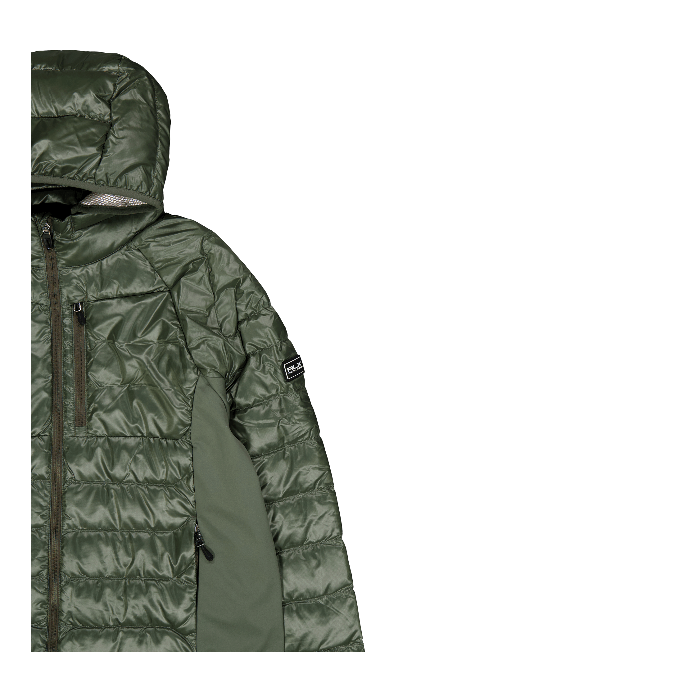 Polo Ralph Lauren Water - Repellent Hybrid Down Jacket Fossil Green