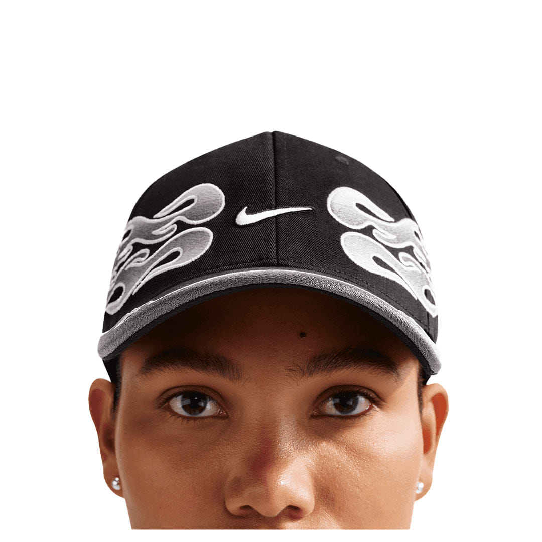 Nike CLUB STRUCTURED OG FLAME CAP BLACK