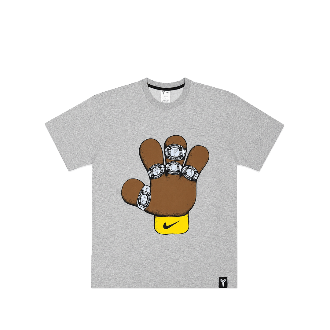 Nike KOBE MVPUPPETS 4 RINGS T - SHIRT DARK GREY HEATHER