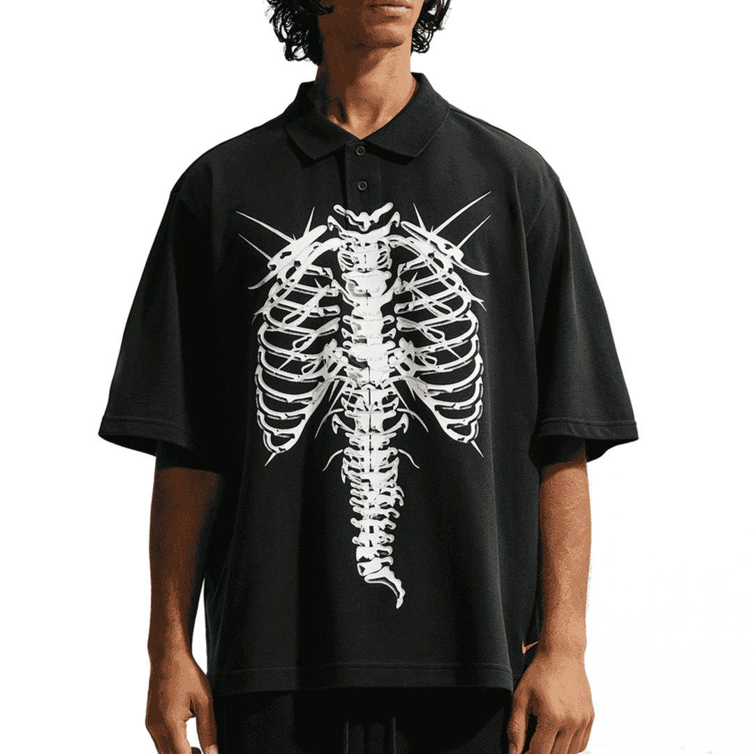 Nike YOUR MESSAGE HERE SKELETON SHIRT BLACK / SAFETY ORANGE