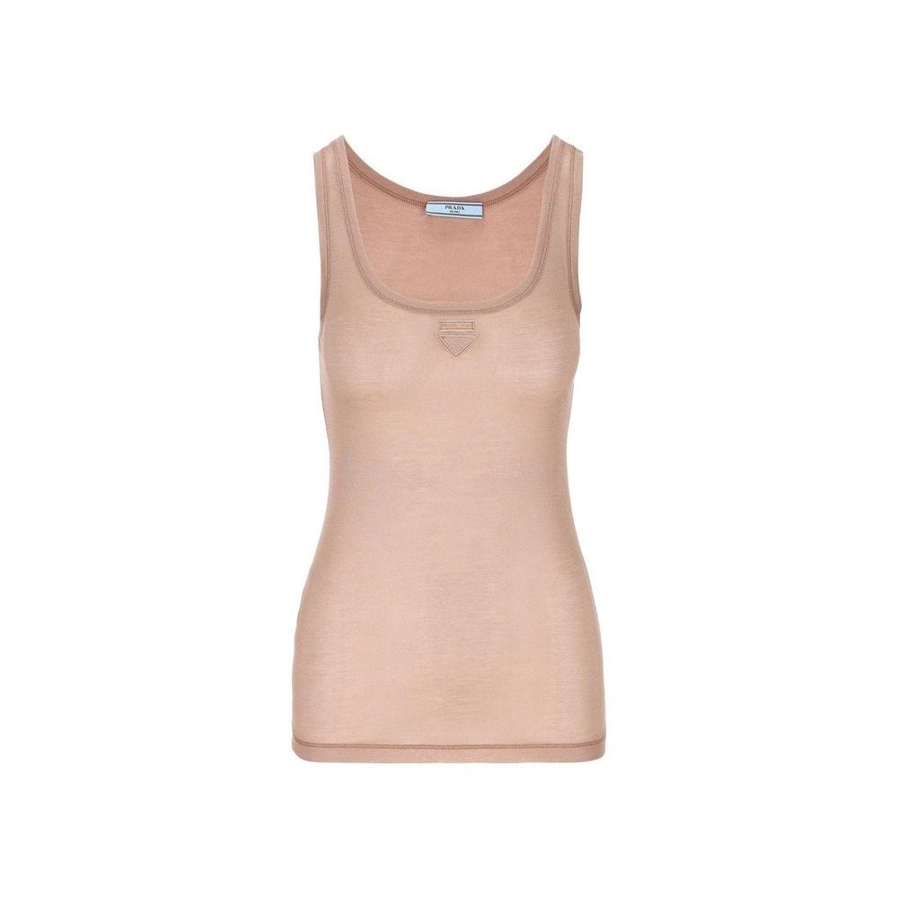 Prada Multicolor Silk Tank Tops