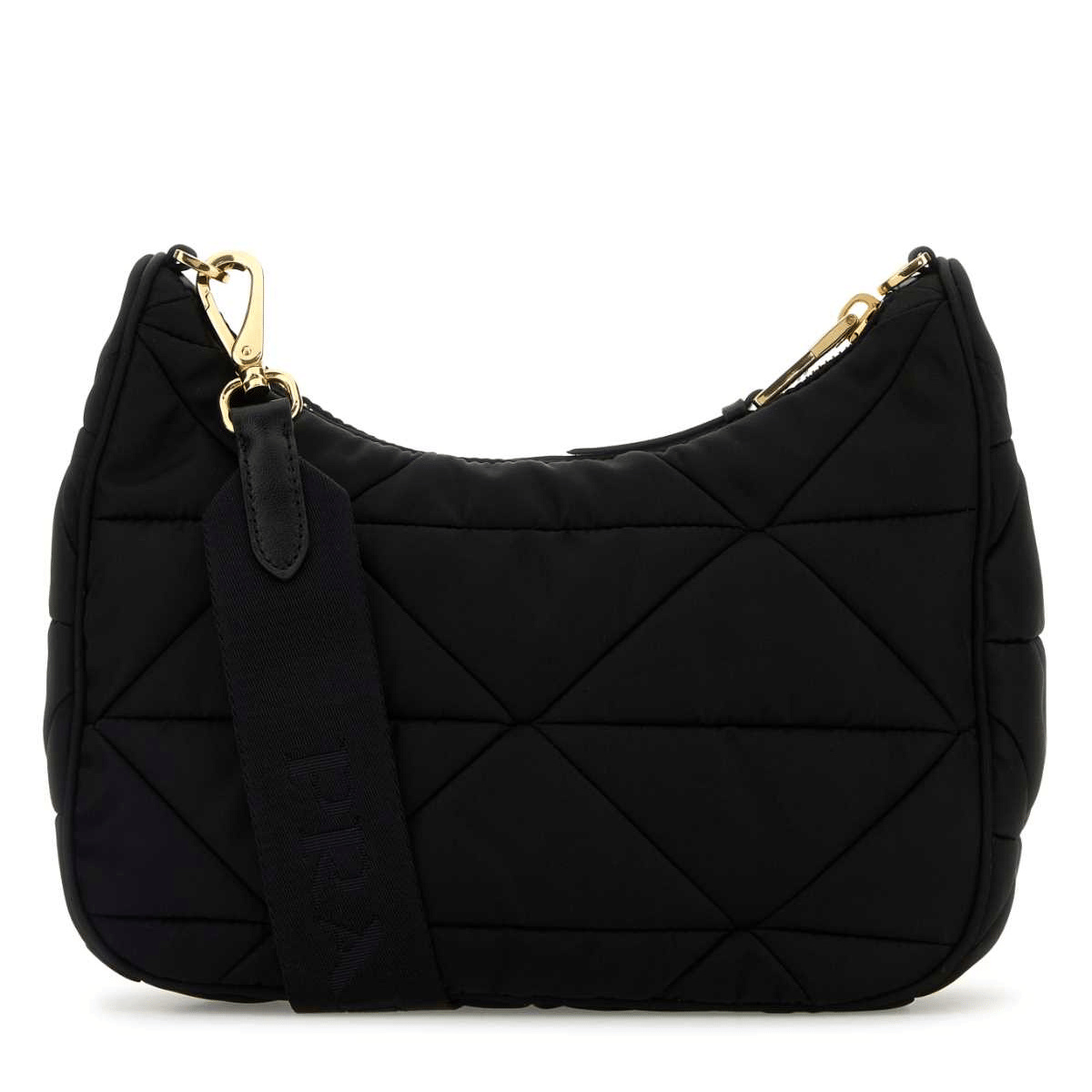 Prada Padded Re - Nylon Shoulder Bag - Black