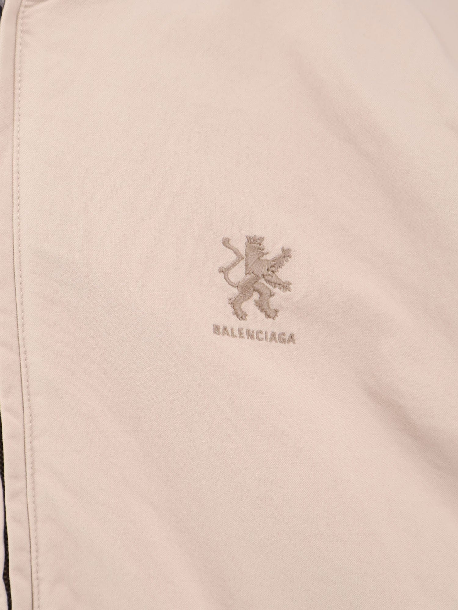 Balenciaga Cotton blend jacket with embroidered logo on the front