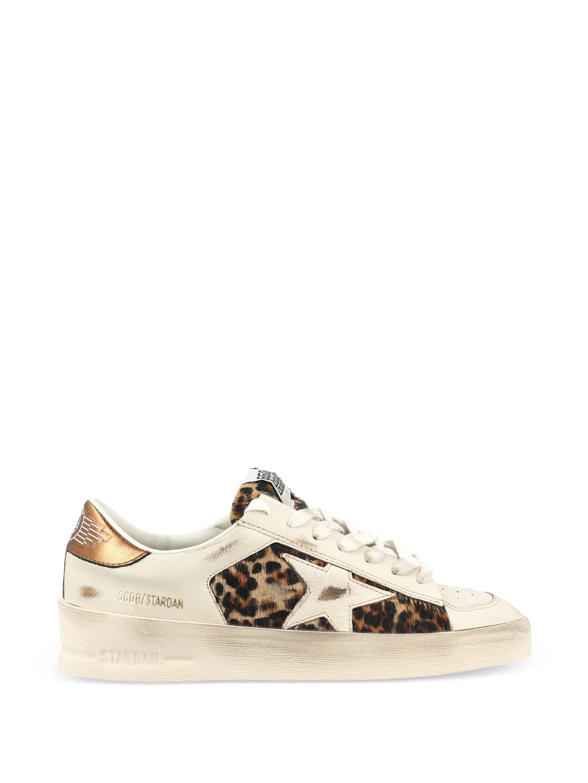 Golden Goose Stardan leopard - print sneakers