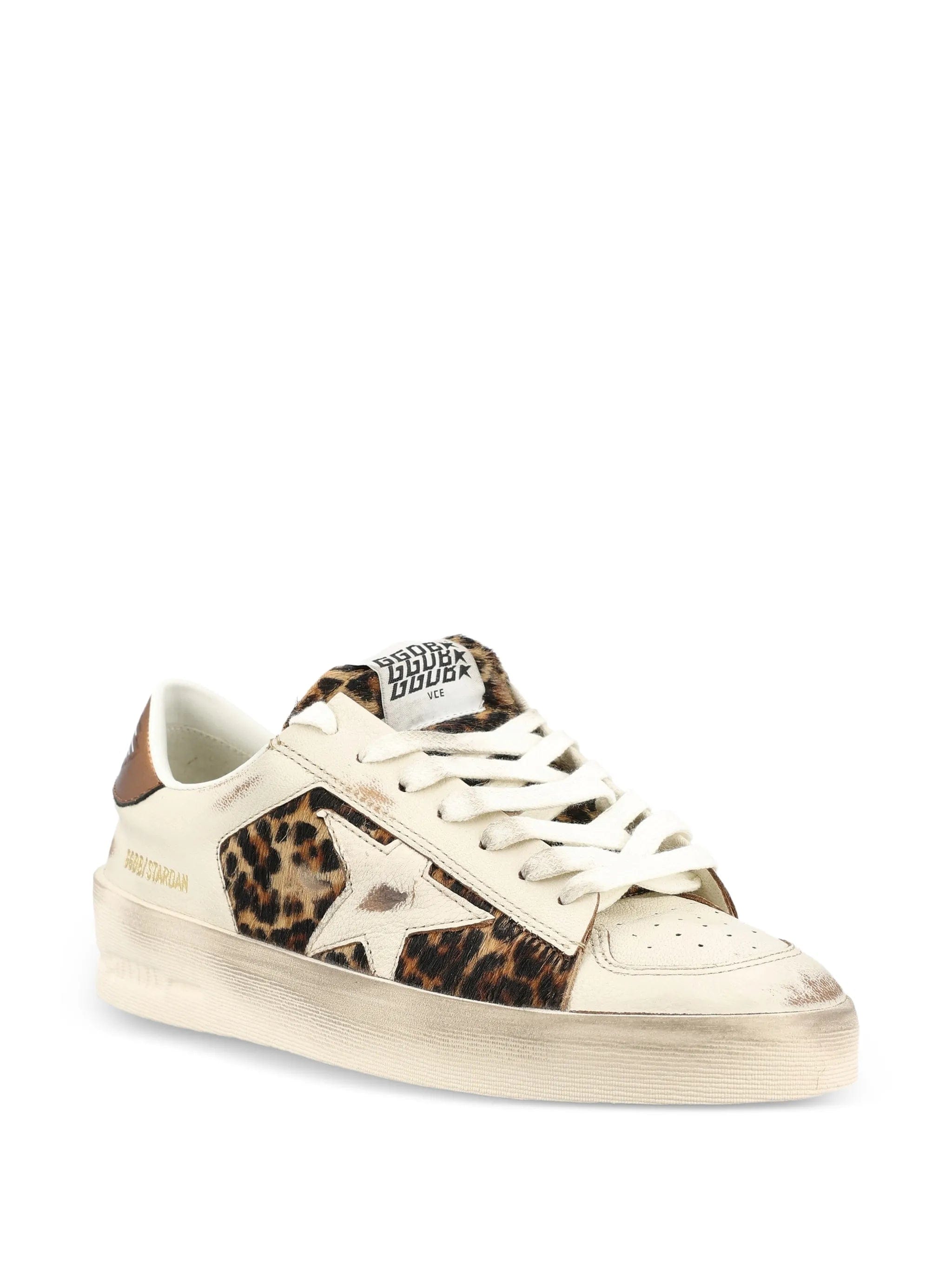 Golden Goose Stardan leopard - print sneakers