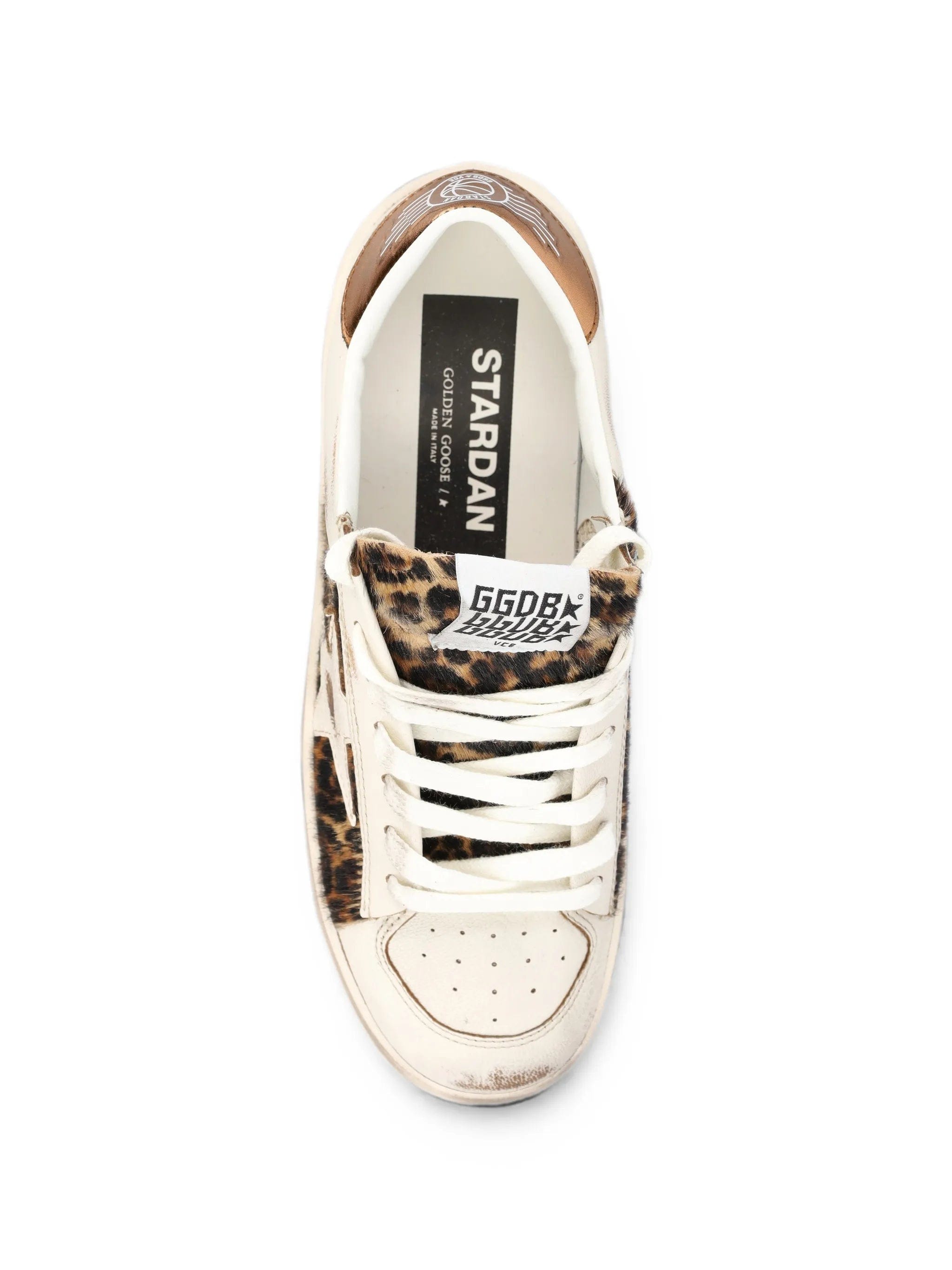 Golden Goose Stardan leopard - print sneakers