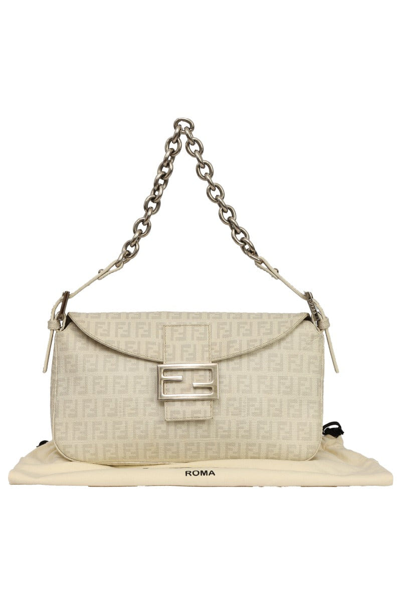 Fendi Monogram Mama Baguette Shoulder Bag