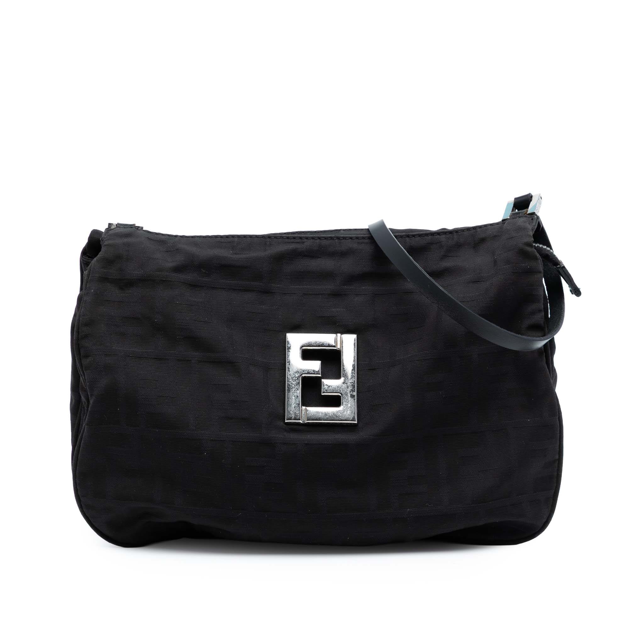 Fendi Zucca Canvas Shoulder Bag