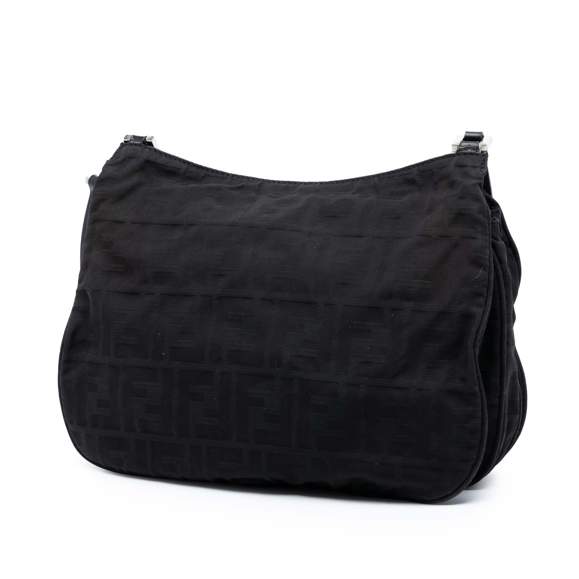 Fendi Zucca Canvas Shoulder Bag