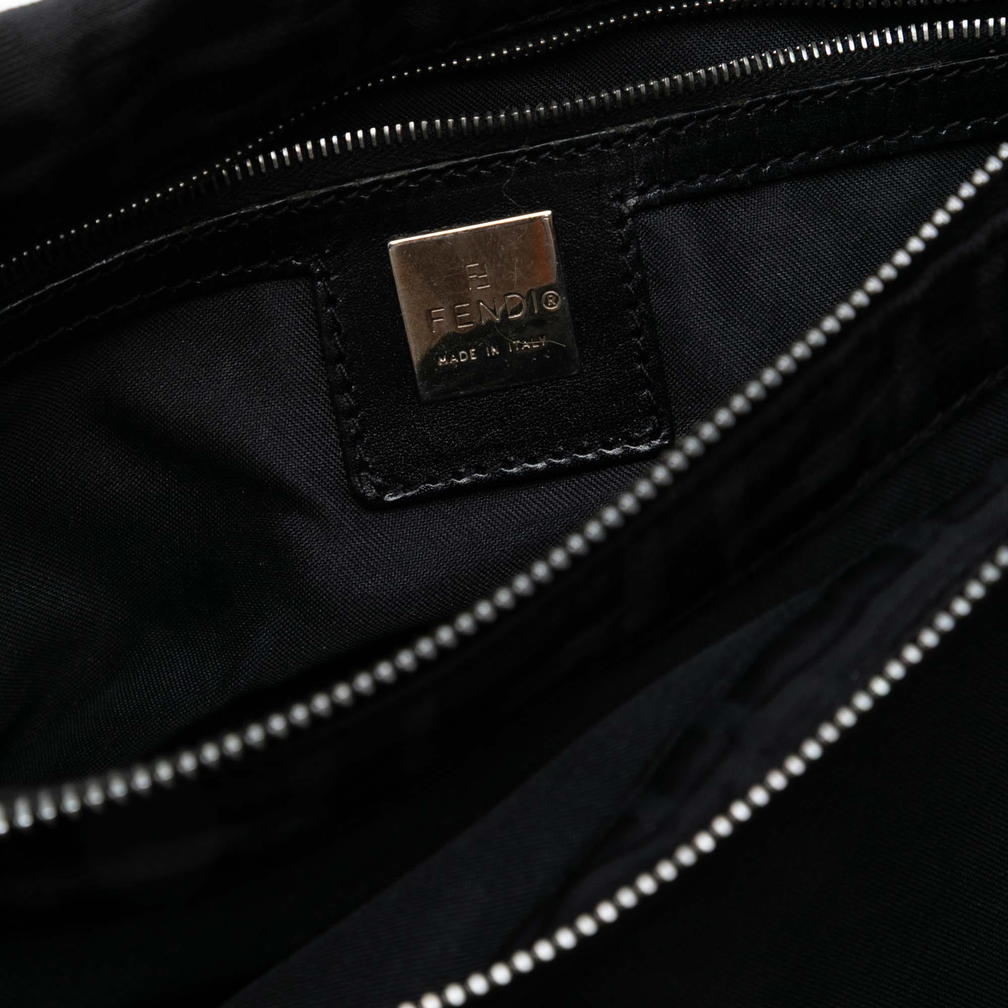 Fendi Zucca Canvas Shoulder Bag