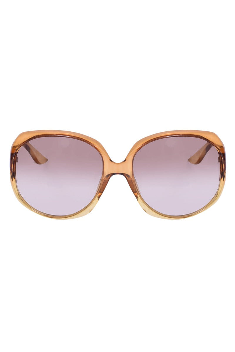 Christian Dior Brown Glossy 1 Square Sunglasses