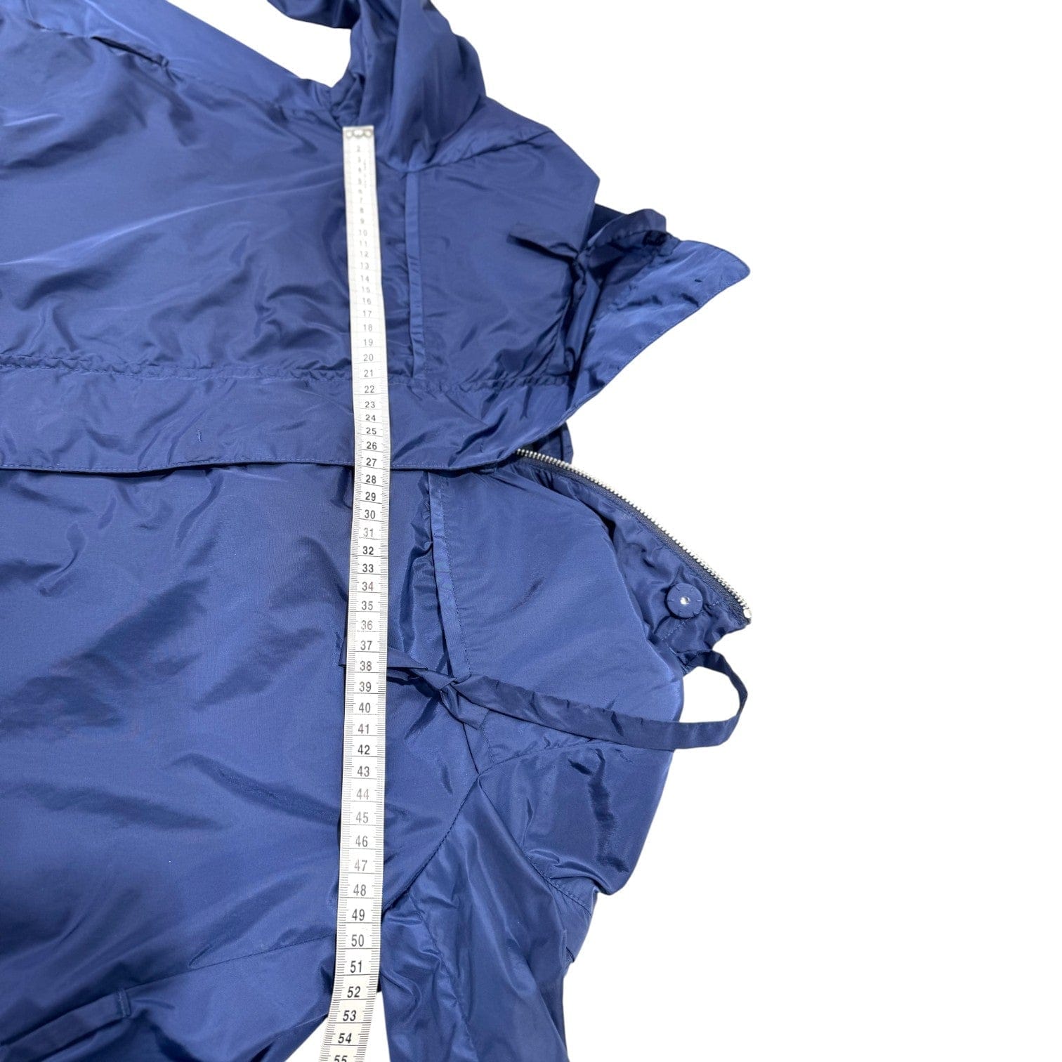 Prada Blue Zipped Up Nylon Jacket #40