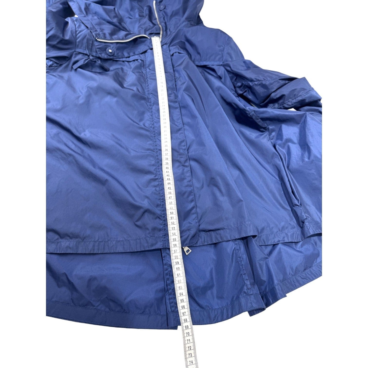 Prada Blue Zipped Up Nylon Jacket #40