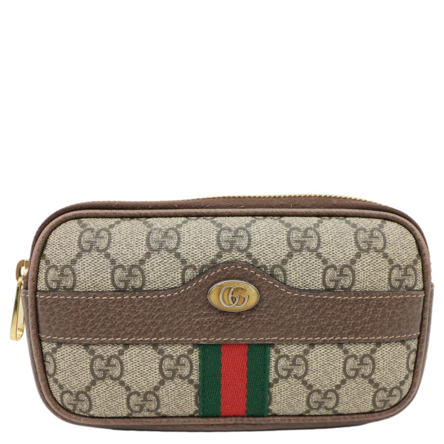 GUCCI Web Ophidia GG Supreme Canvas Belt Bag Beige 519308