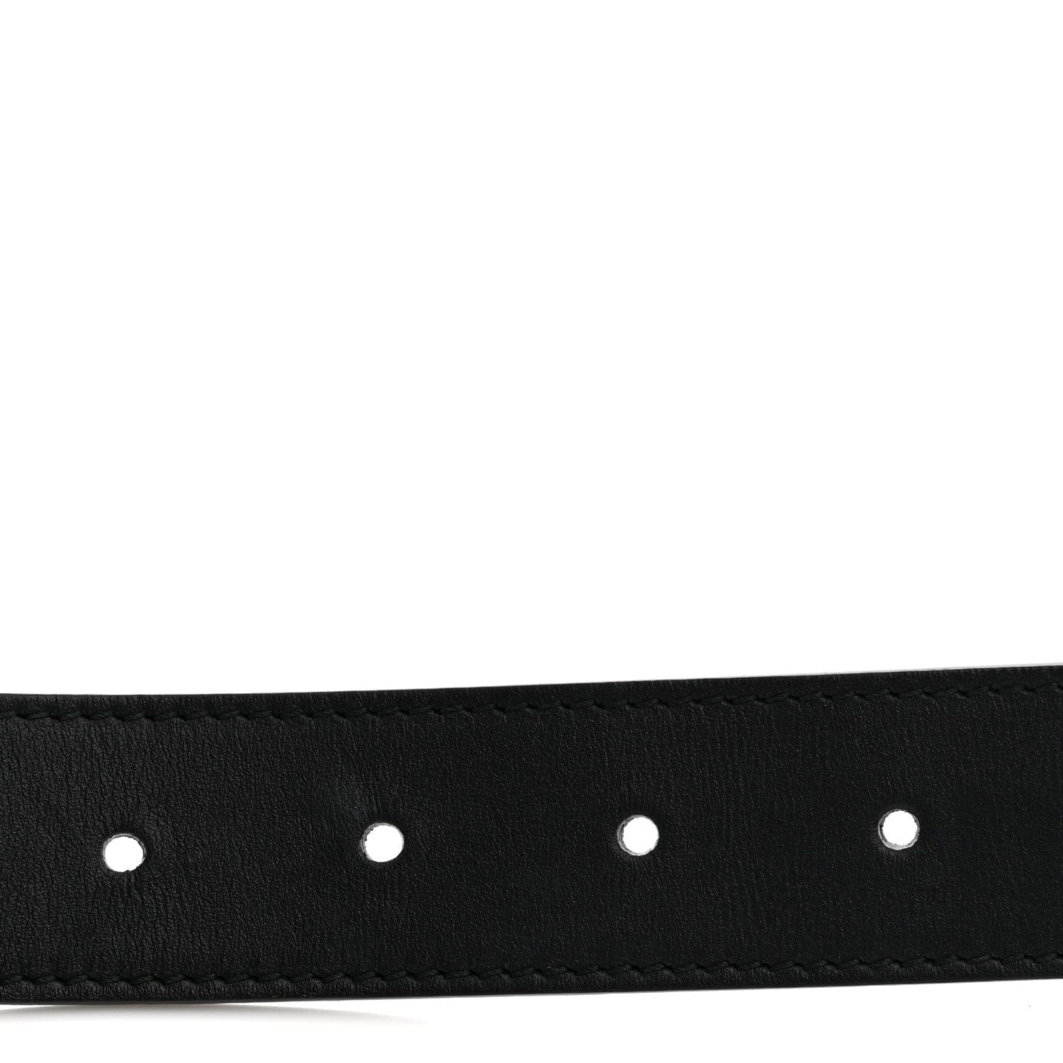 Gucci Calfskin Double G 30 mm Belt 75 30 Black