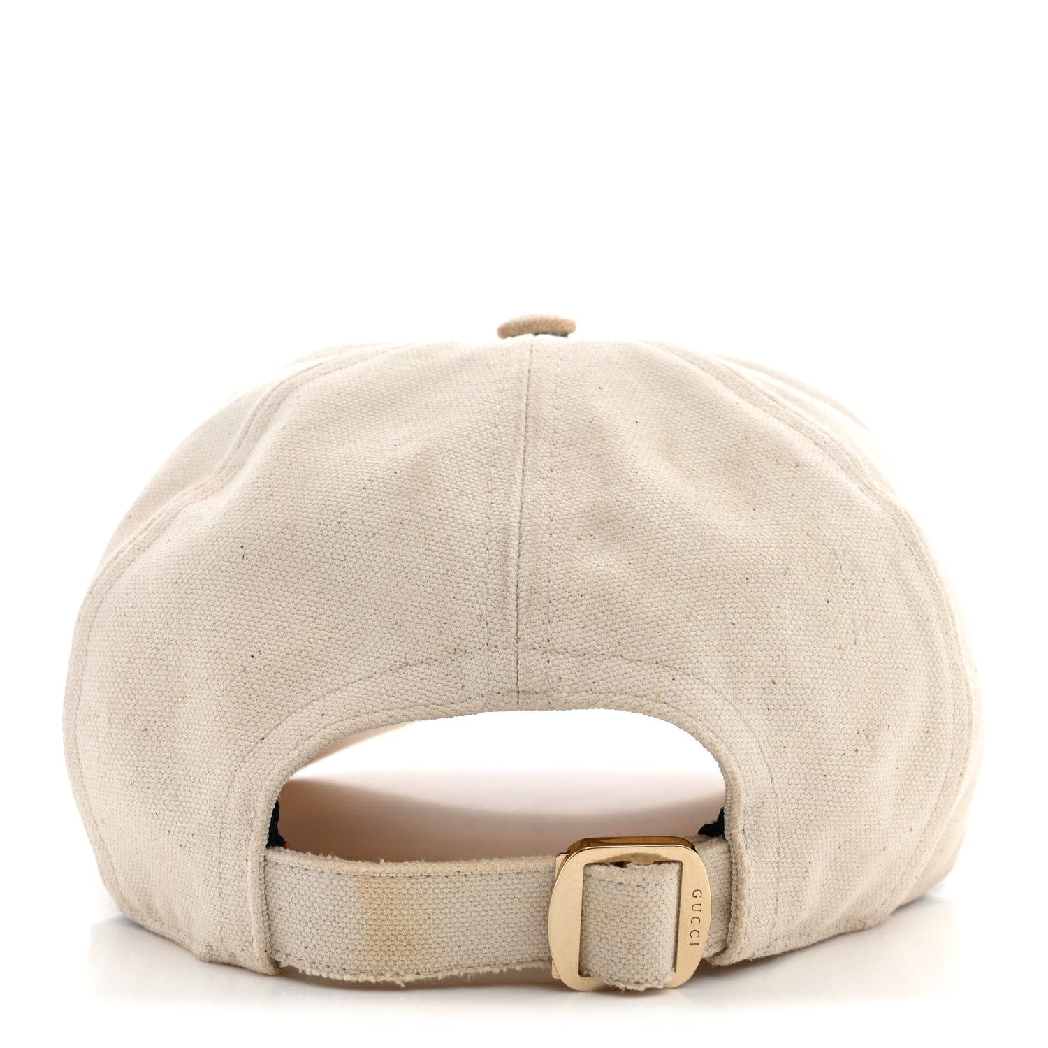 Gucci Canvas Logo Baseball Hat L Natural Blue