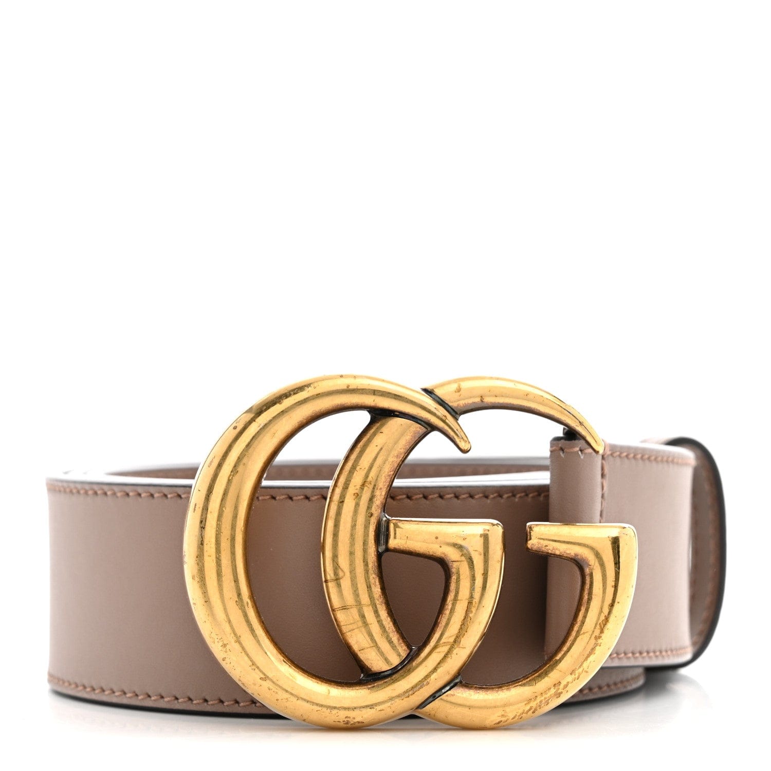 Gucci Calfskin Double G 40 mm Belt 90 36 Porcelain Rose