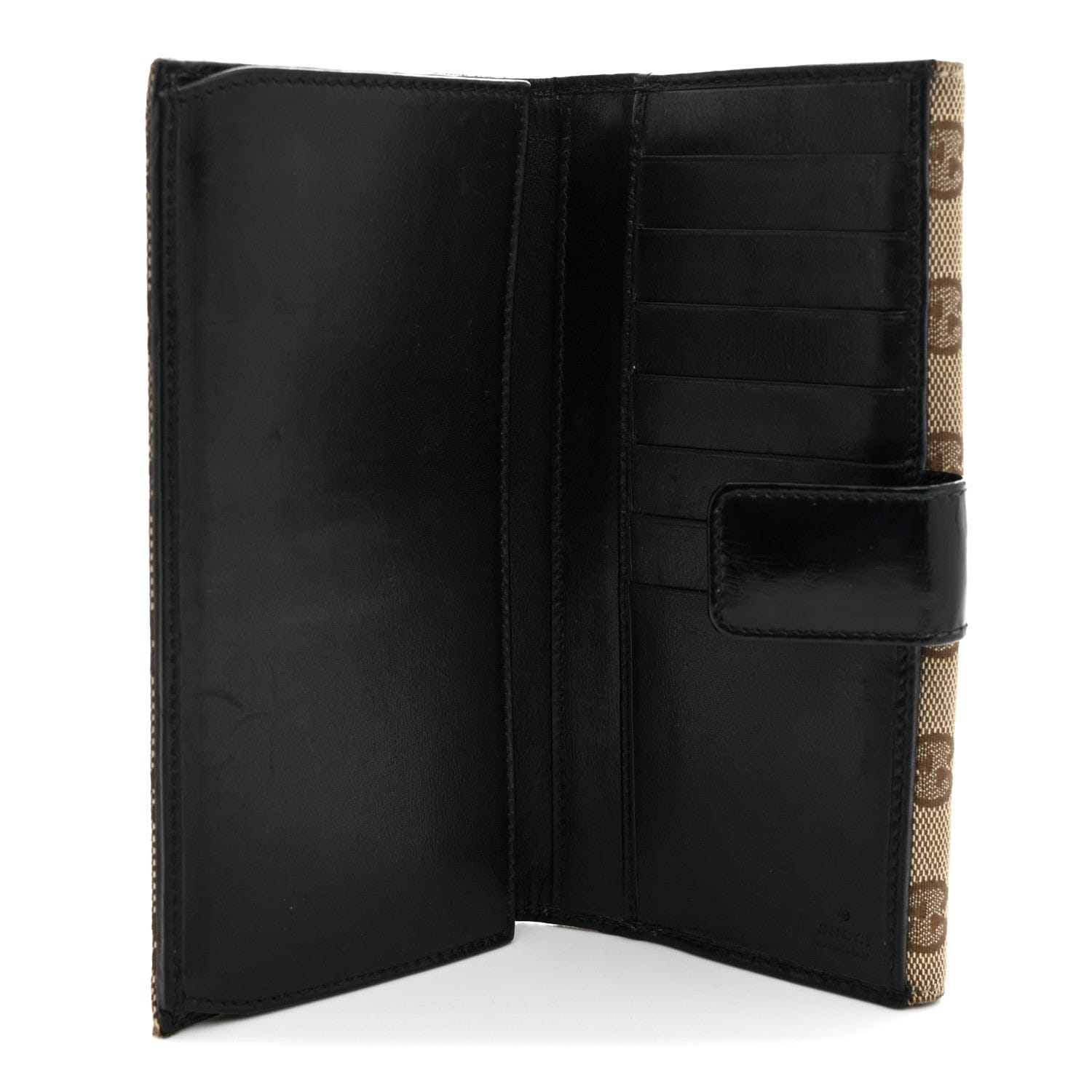 Gucci Monogram Eclipse Continental Wallet Black