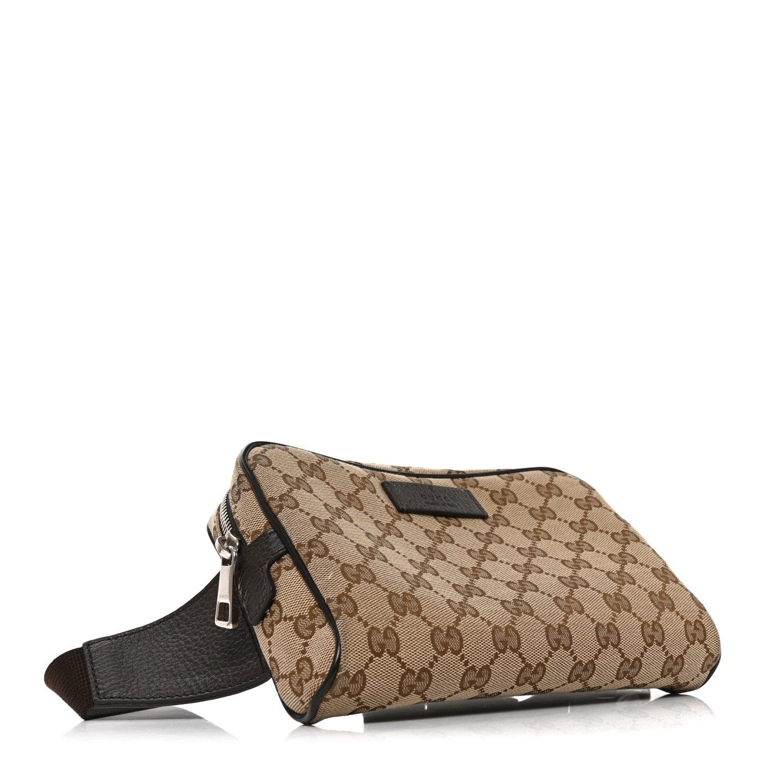 Gucci Monogram Belt Bag Dark Brown