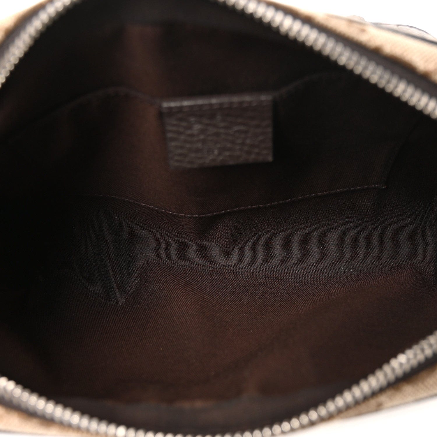 Gucci Monogram Belt Bag Dark Brown
