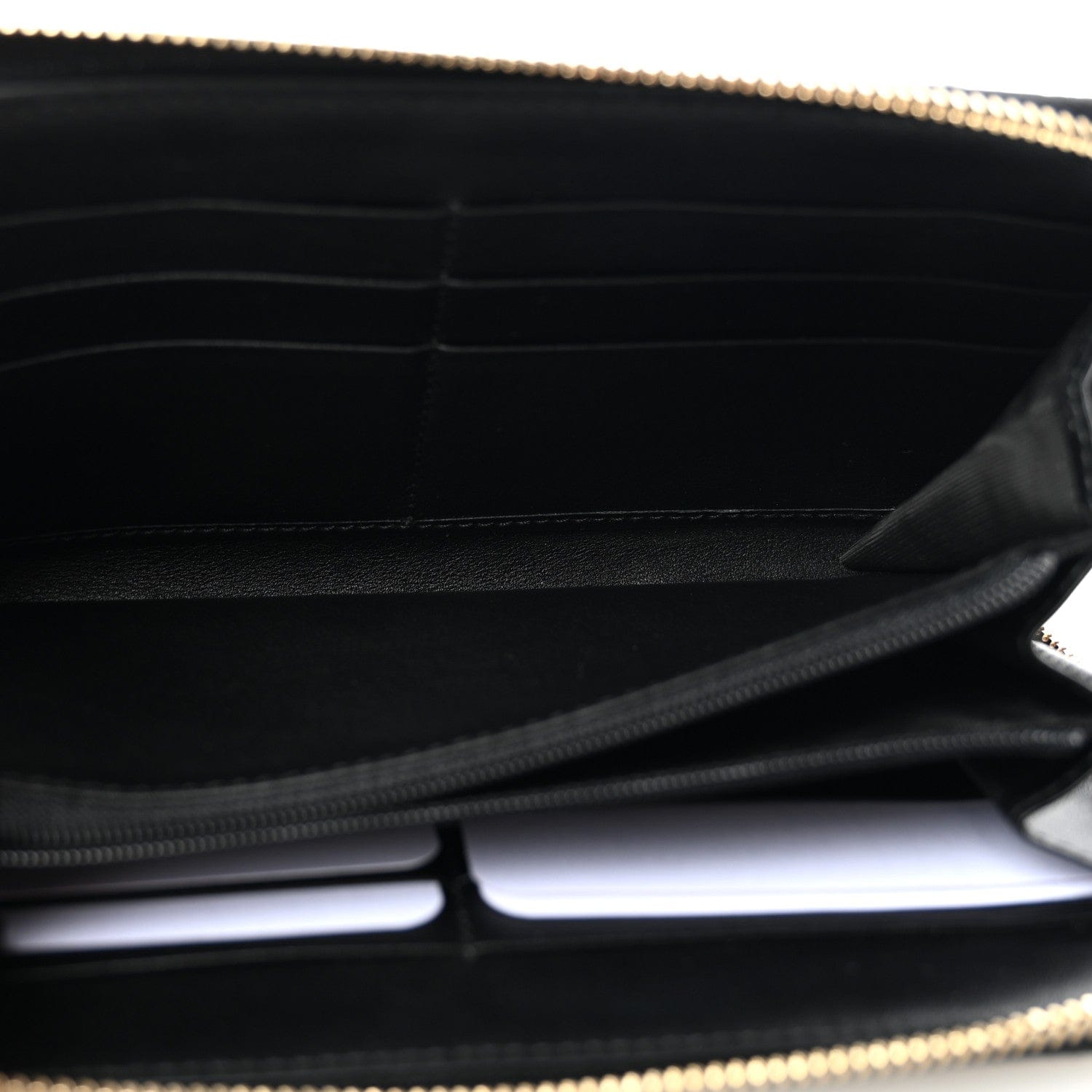 Gucci Microguccissima Zip Around Wallet Black