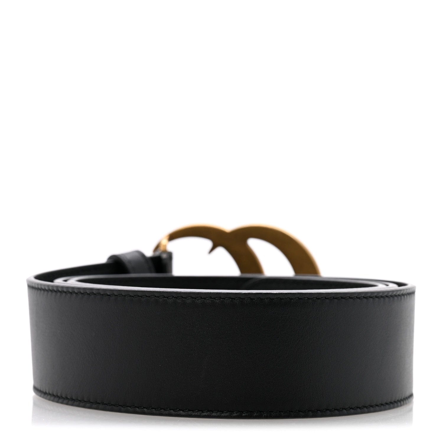 Gucci Calfskin Double G 40 mm Belt 95 38 Black