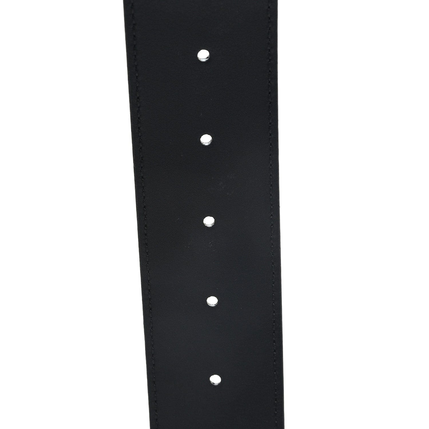 Gucci Plutone Calfskin Double G 40 mm Belt 75 30 Black