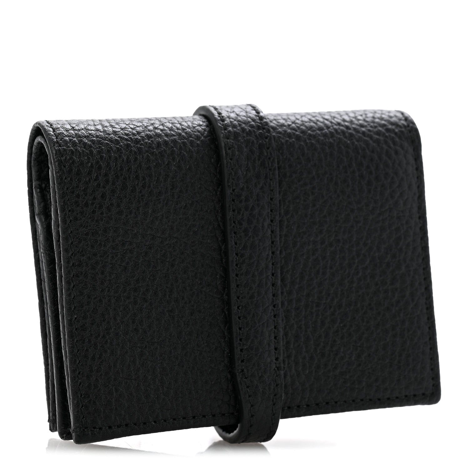 Gucci Calfskin Jackie 1961 Card Case Black