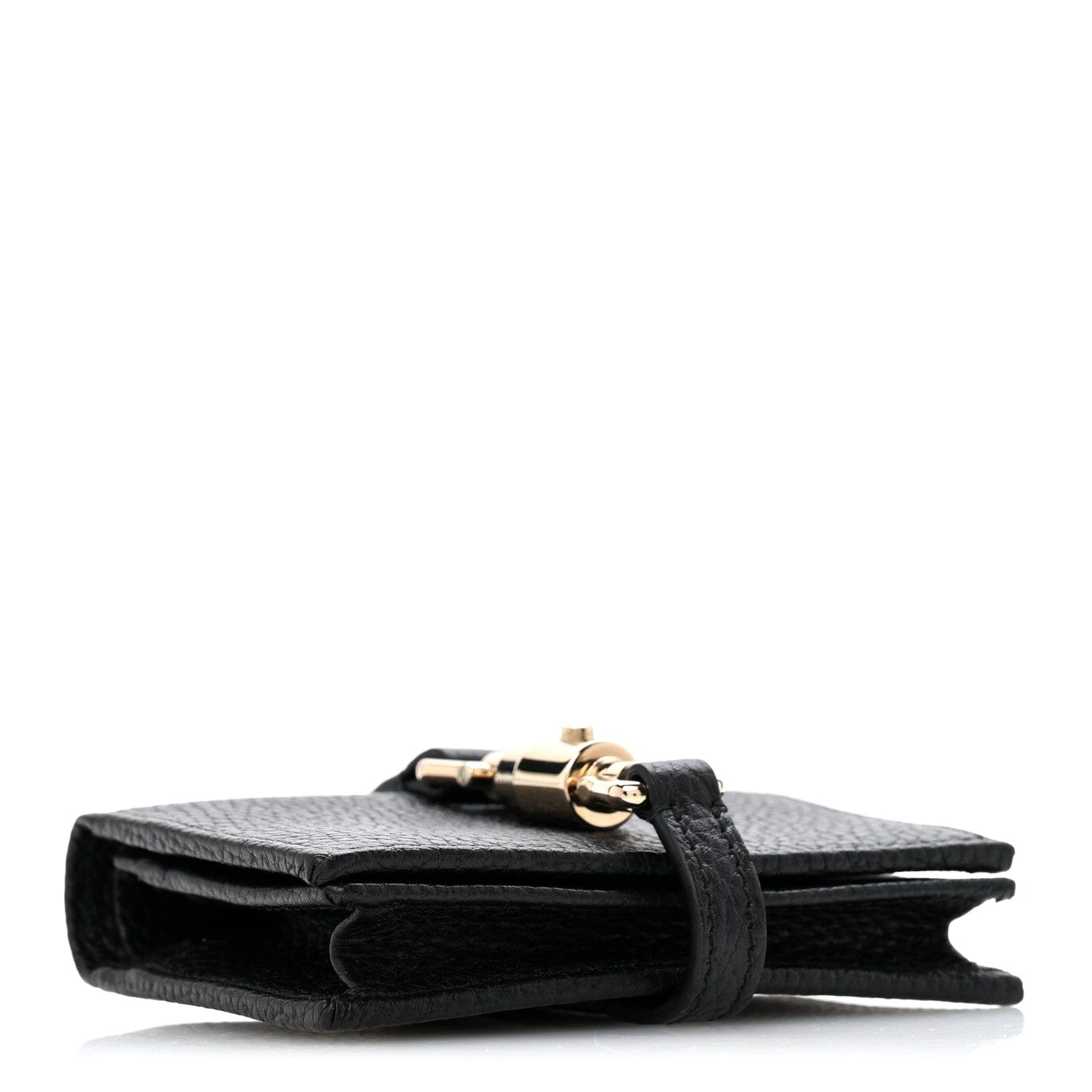 Gucci Calfskin Jackie 1961 Card Case Black