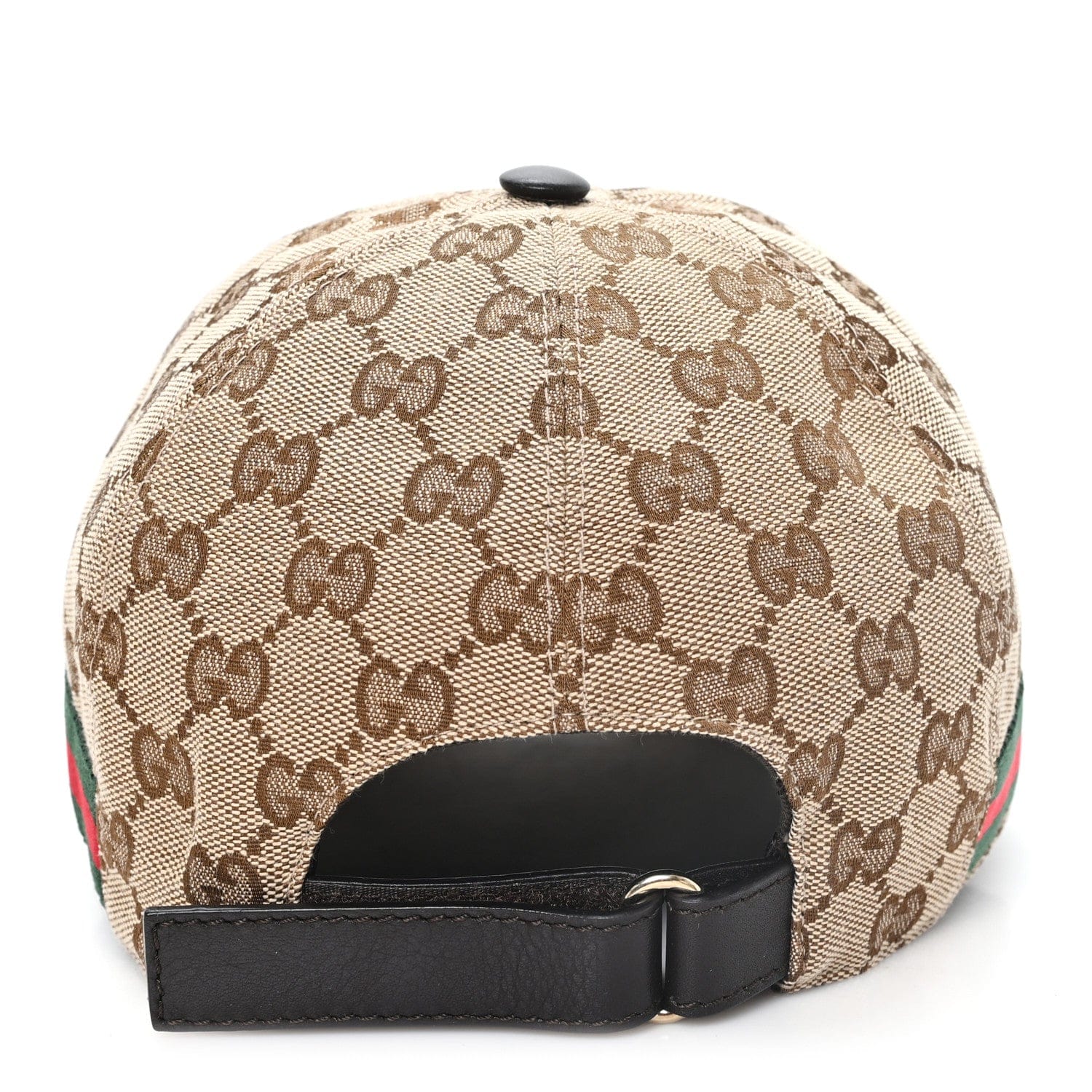 Gucci Monogram Web Baseball Hat M Beige Cocoa