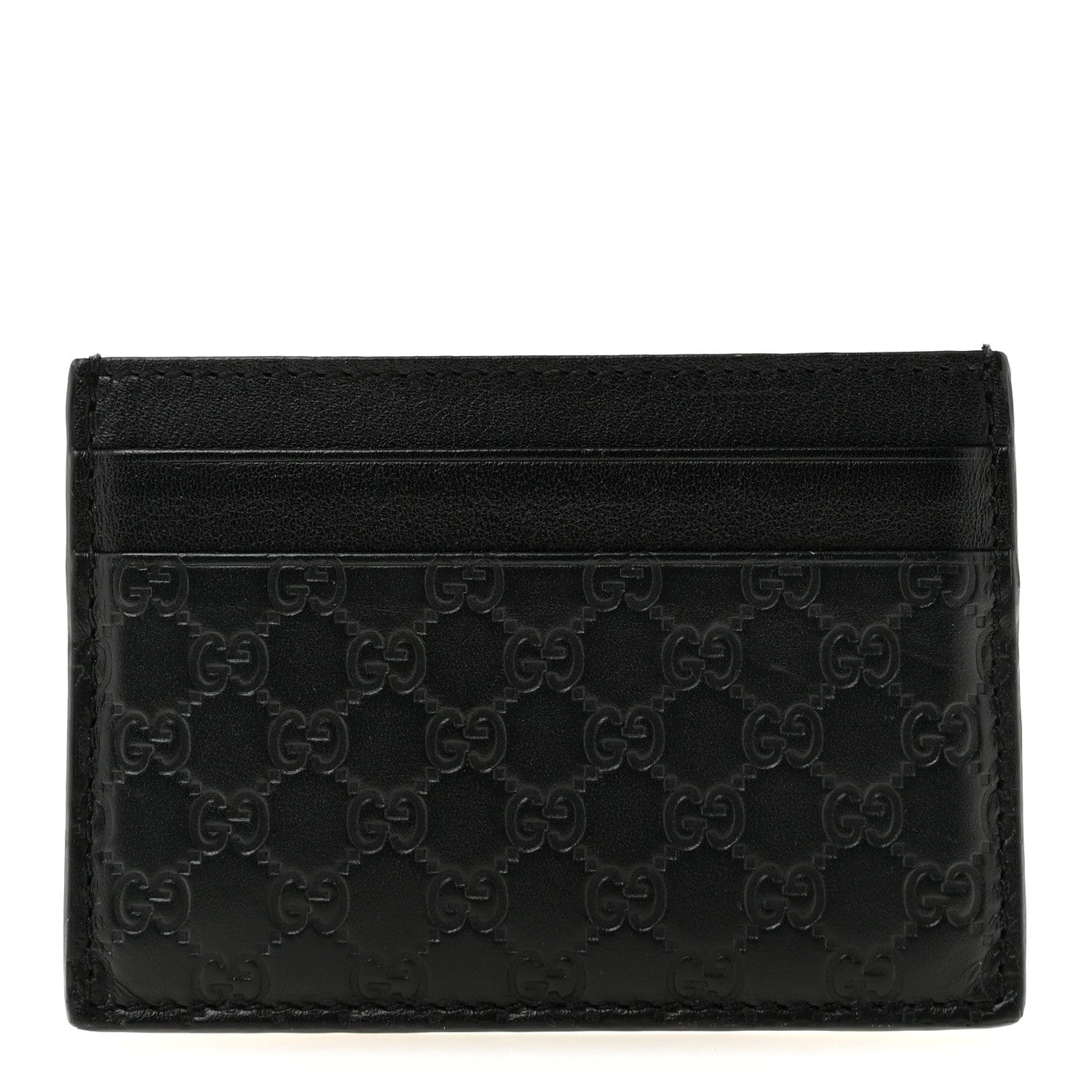 Gucci Microguccissima Card Holder Black