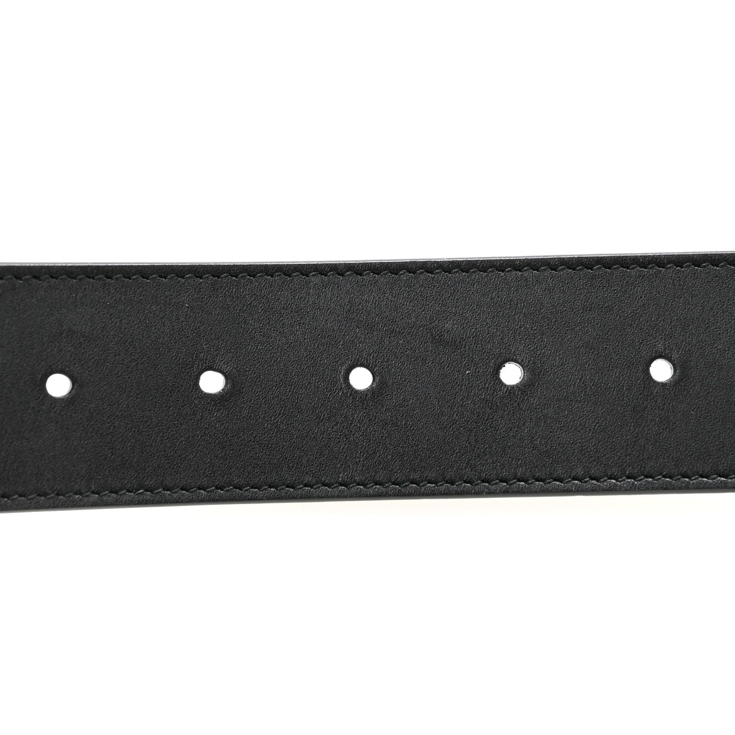 Gucci Calfskin Double G 40 mm Belt 80 32 Black