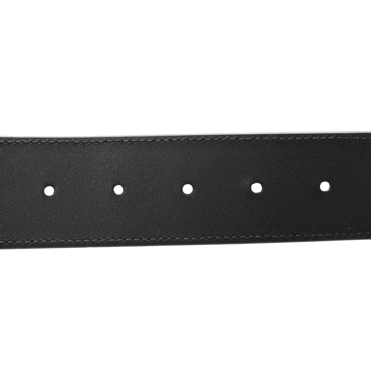 Gucci Calfskin Double G 40 mm Belt 80 32 Black