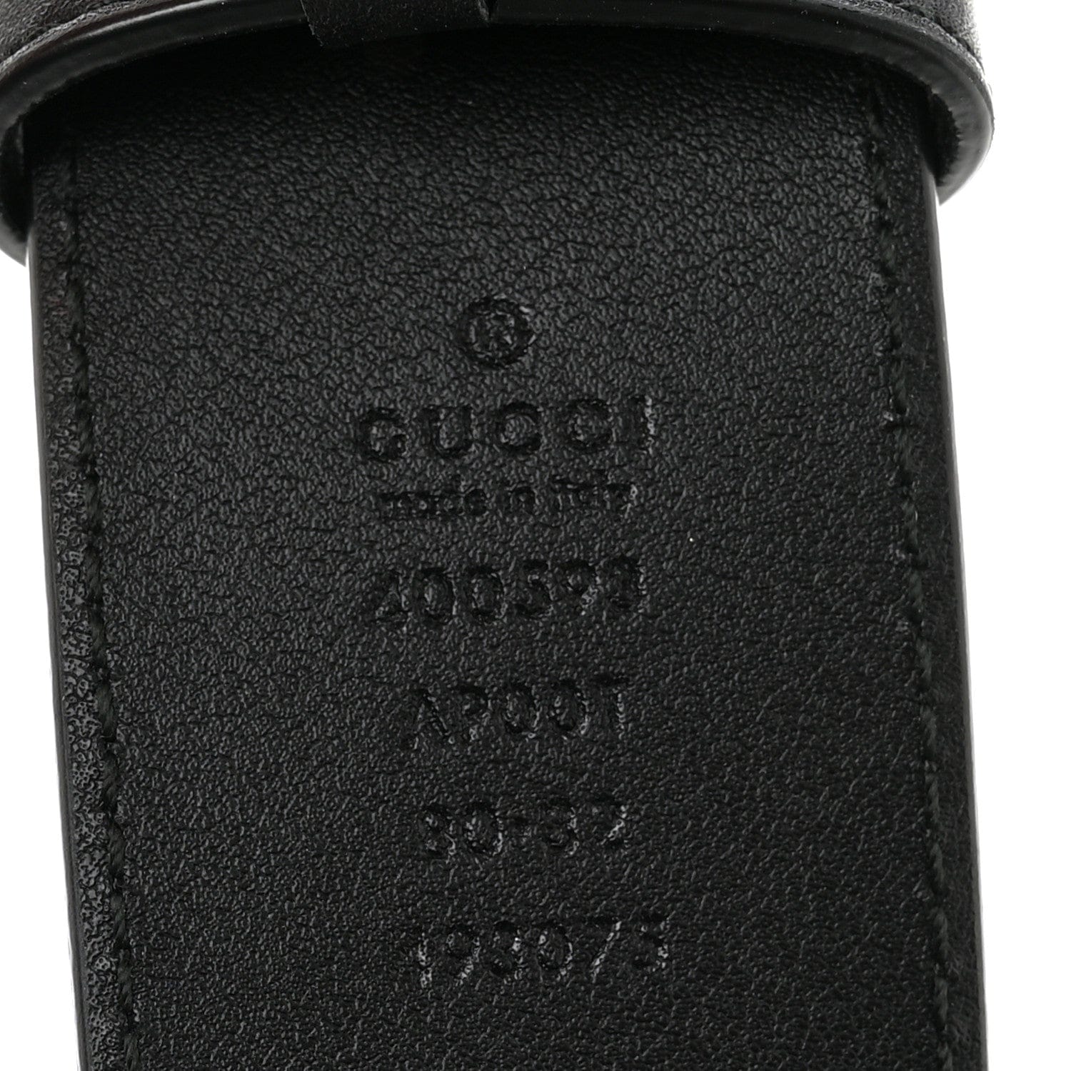 Gucci Calfskin Double G 40 mm Belt 80 32 Black