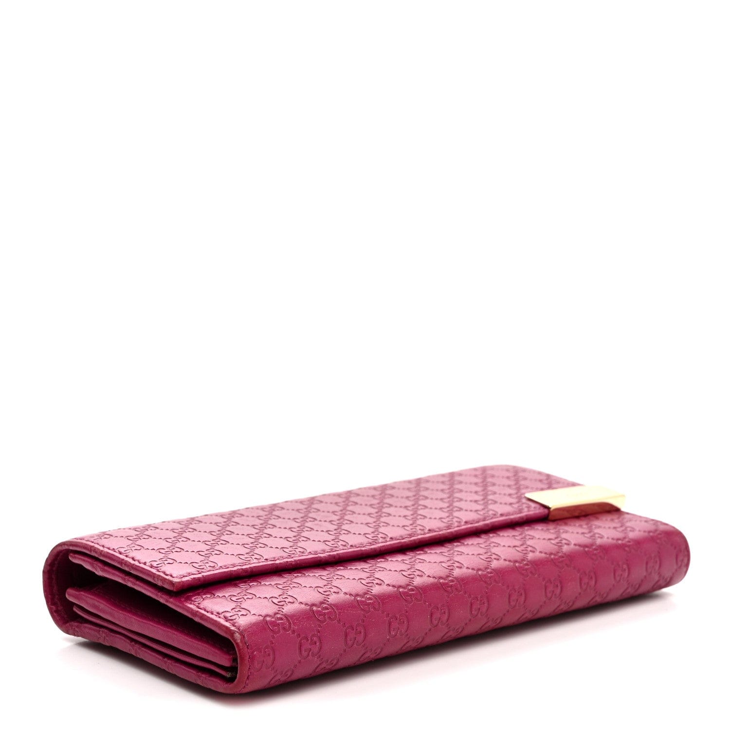 Gucci Soft Microguccissima Dice Chain Wallet Bright Bouganville