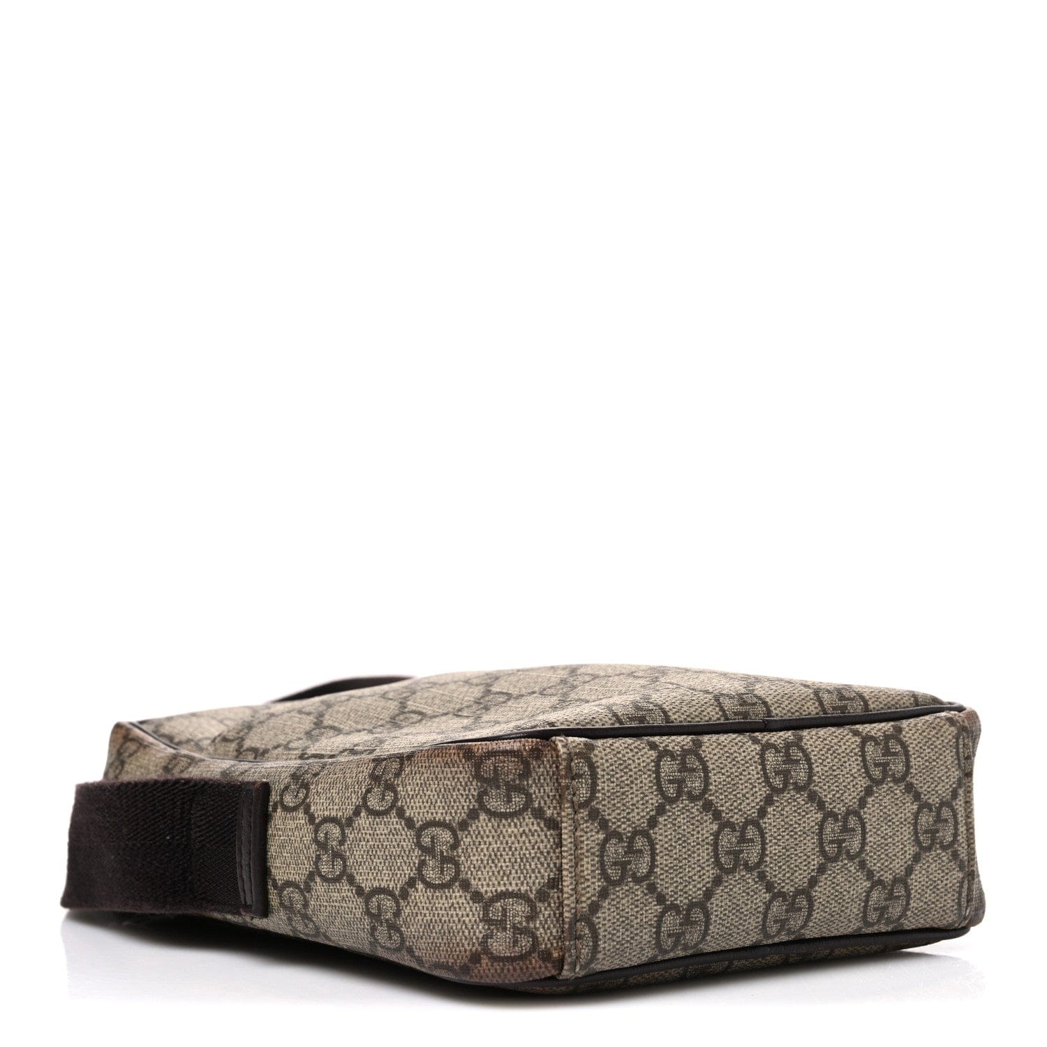 Gucci GG Plus Monogram Messenger Bag Ebony