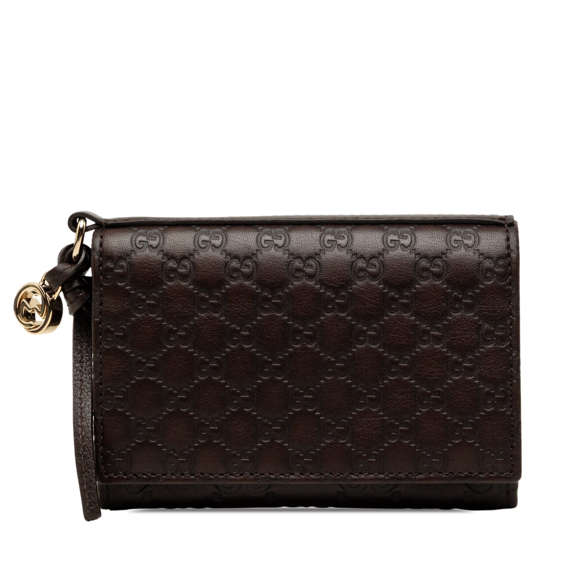 Guccissima Flap Card Case
