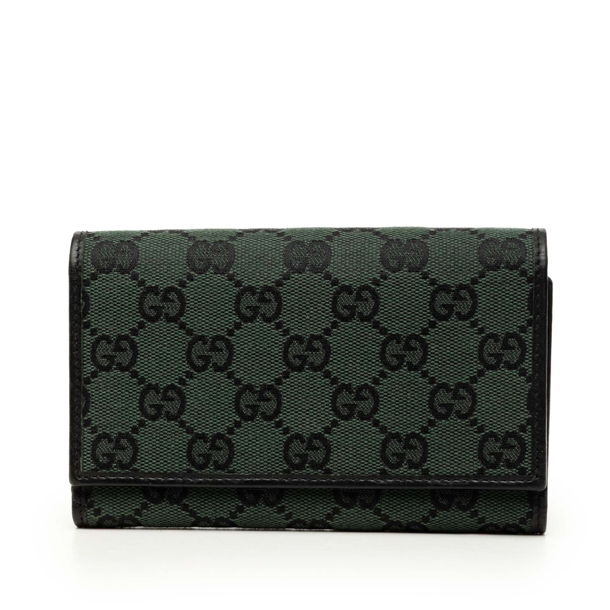 Gucci GG Canvas Trifold Long Wallet