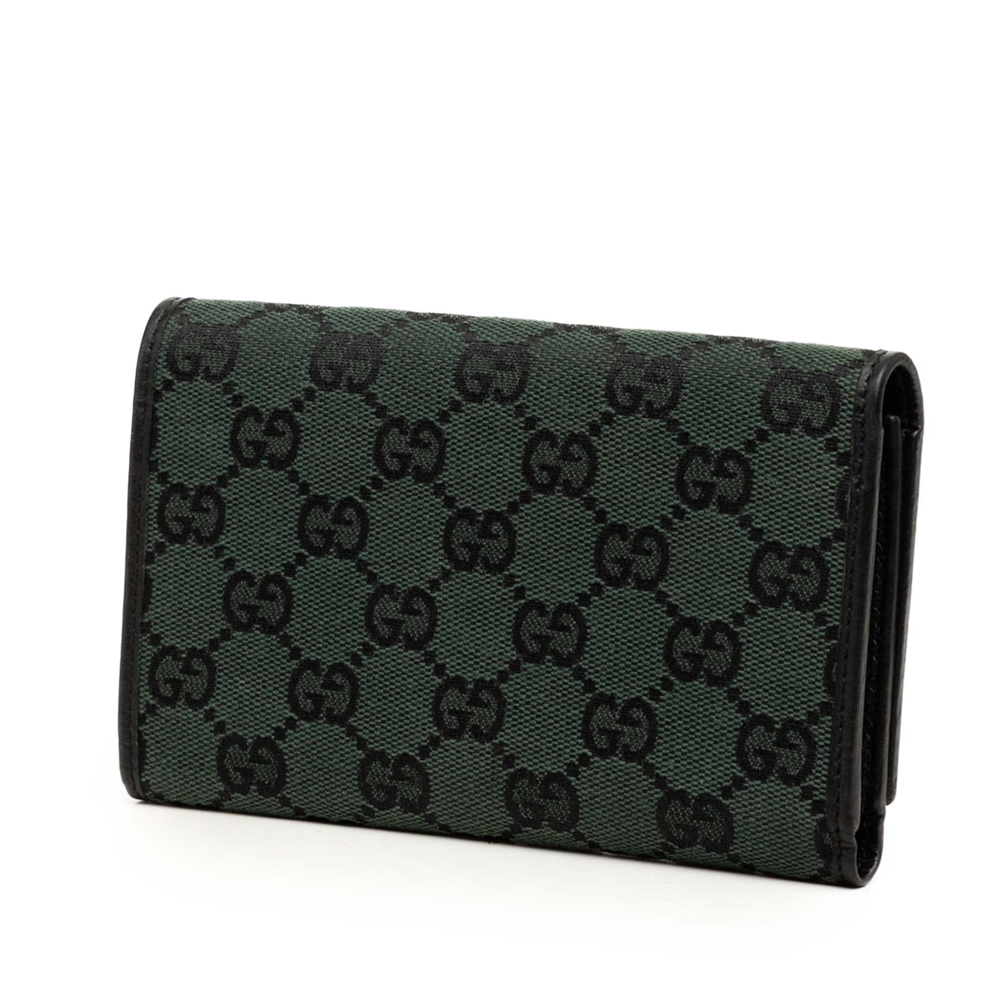 Gucci GG Canvas Trifold Long Wallet