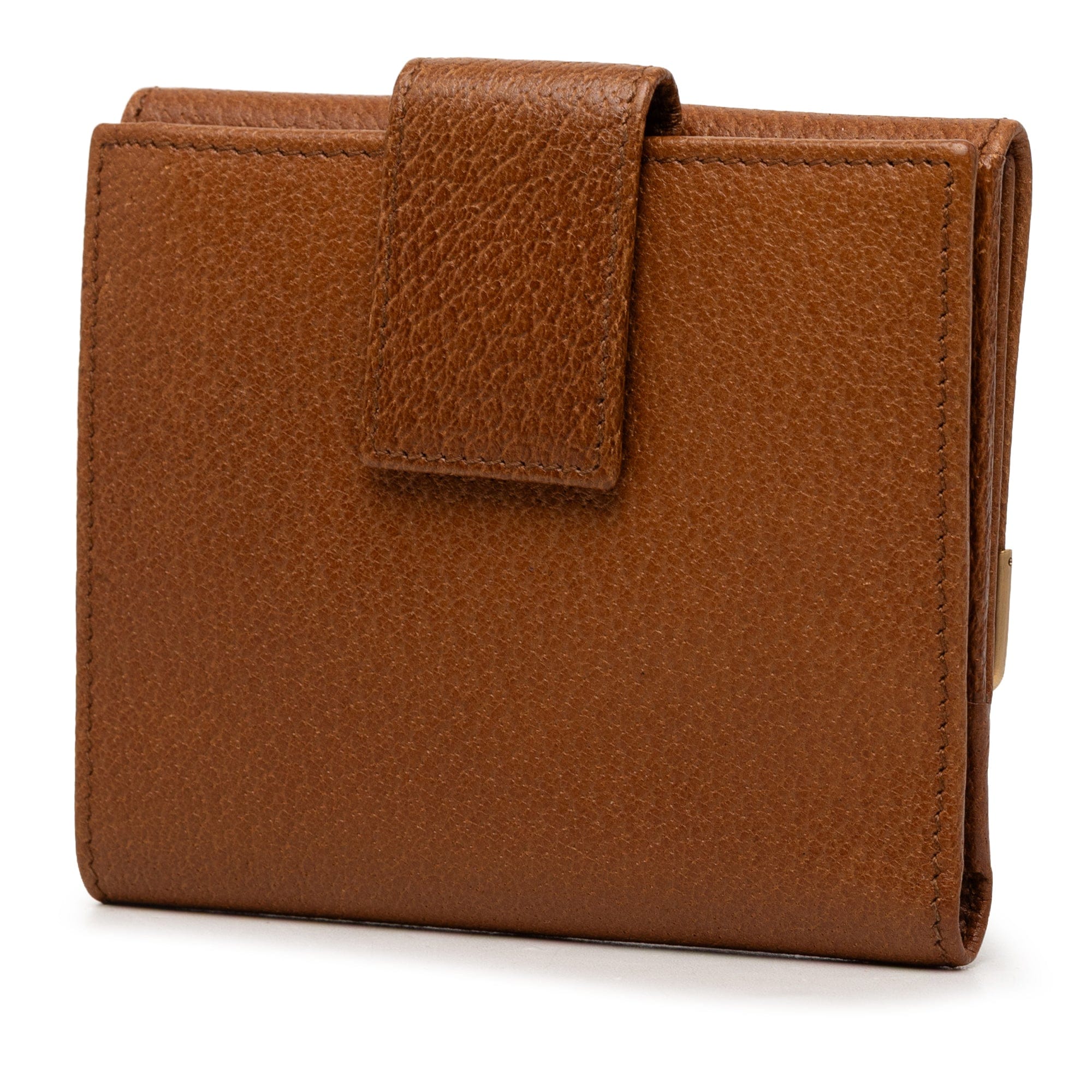 Gucci Calfskin French Flap Wallet