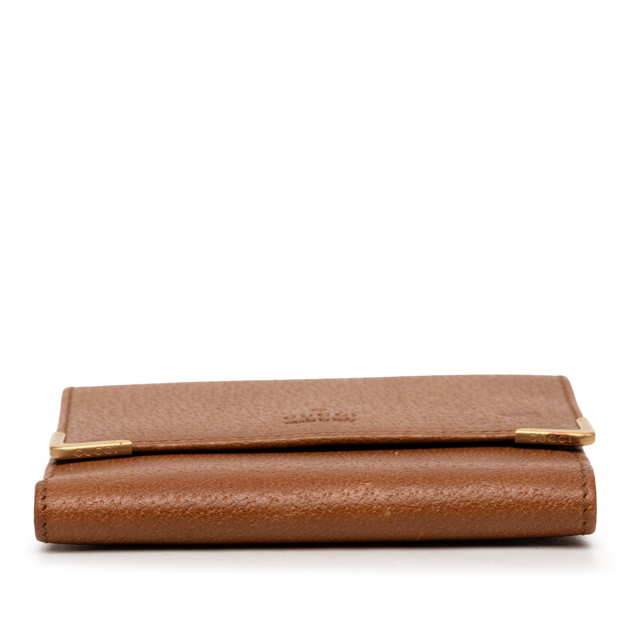 Gucci Calfskin French Flap Wallet