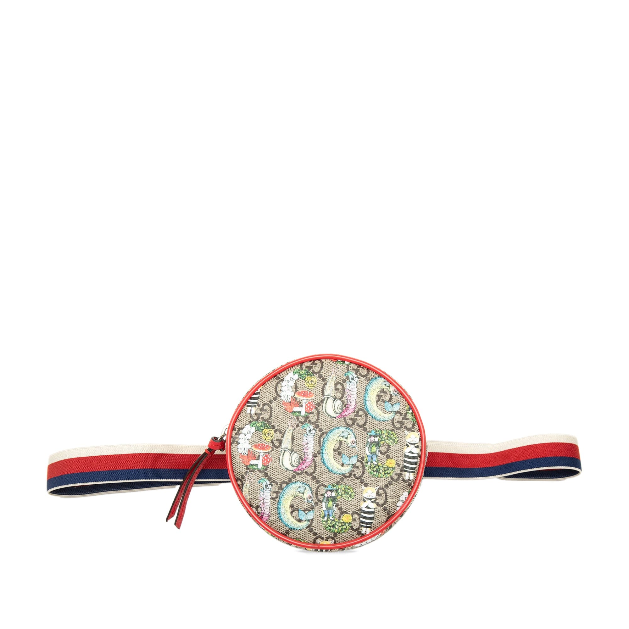 Gucci Yuko Higuchi Childrens GG Supreme Web Belt Bag