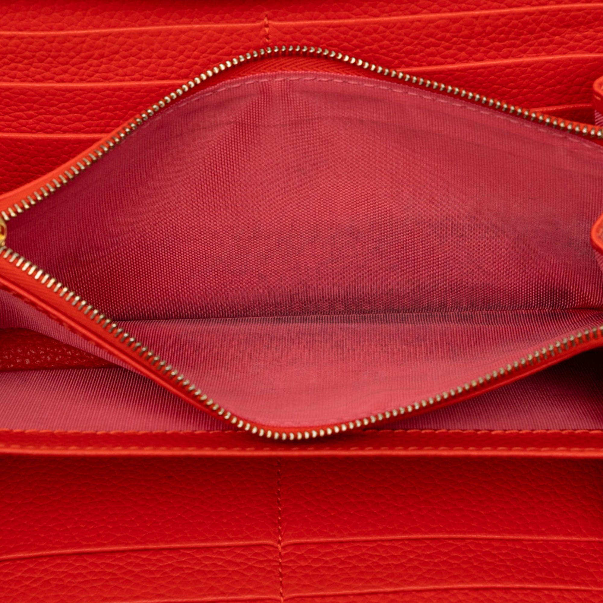 Gucci GG Marmont Calfskin Zip Around Wallet