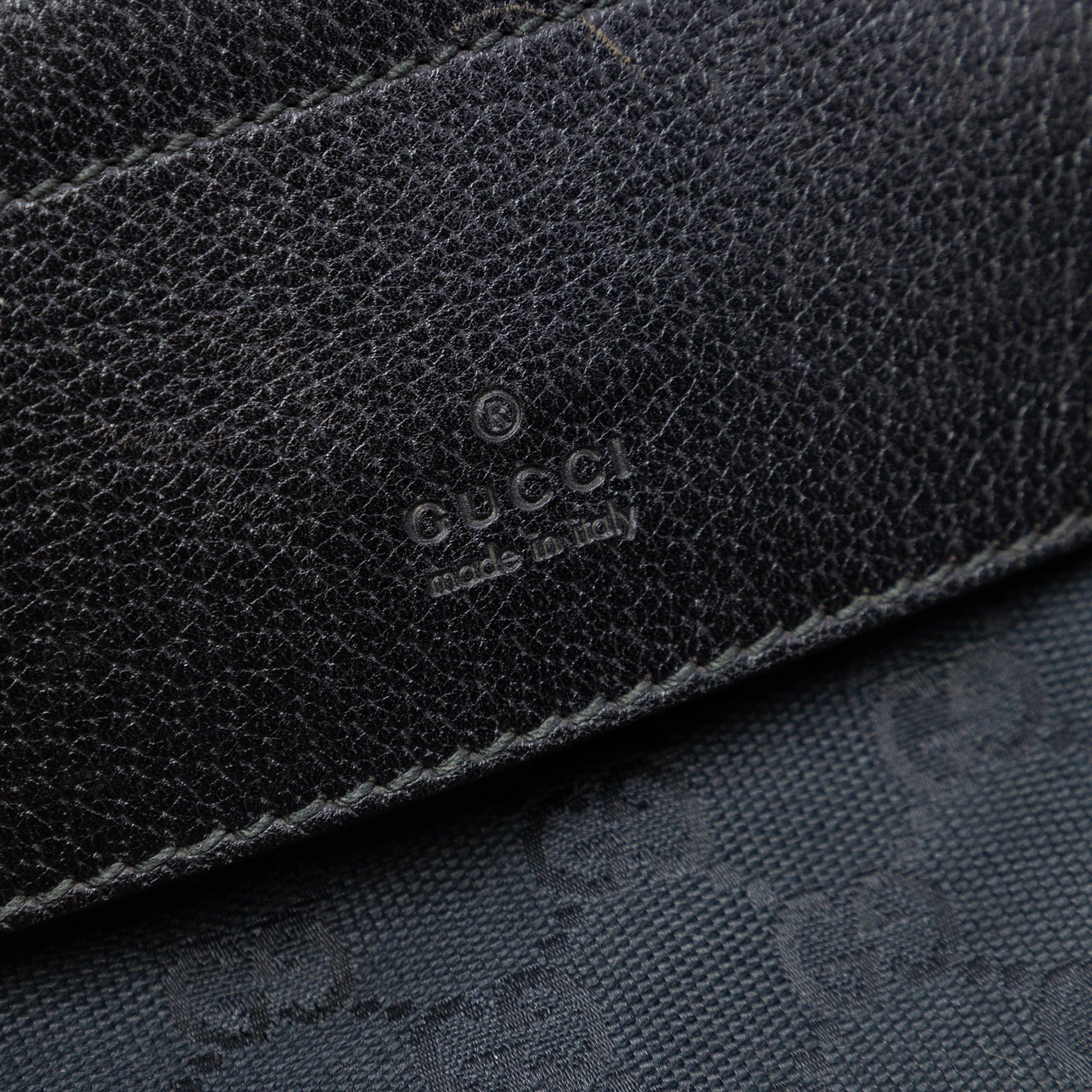 Gucci GG Canvas Double Pocket Belt Bag